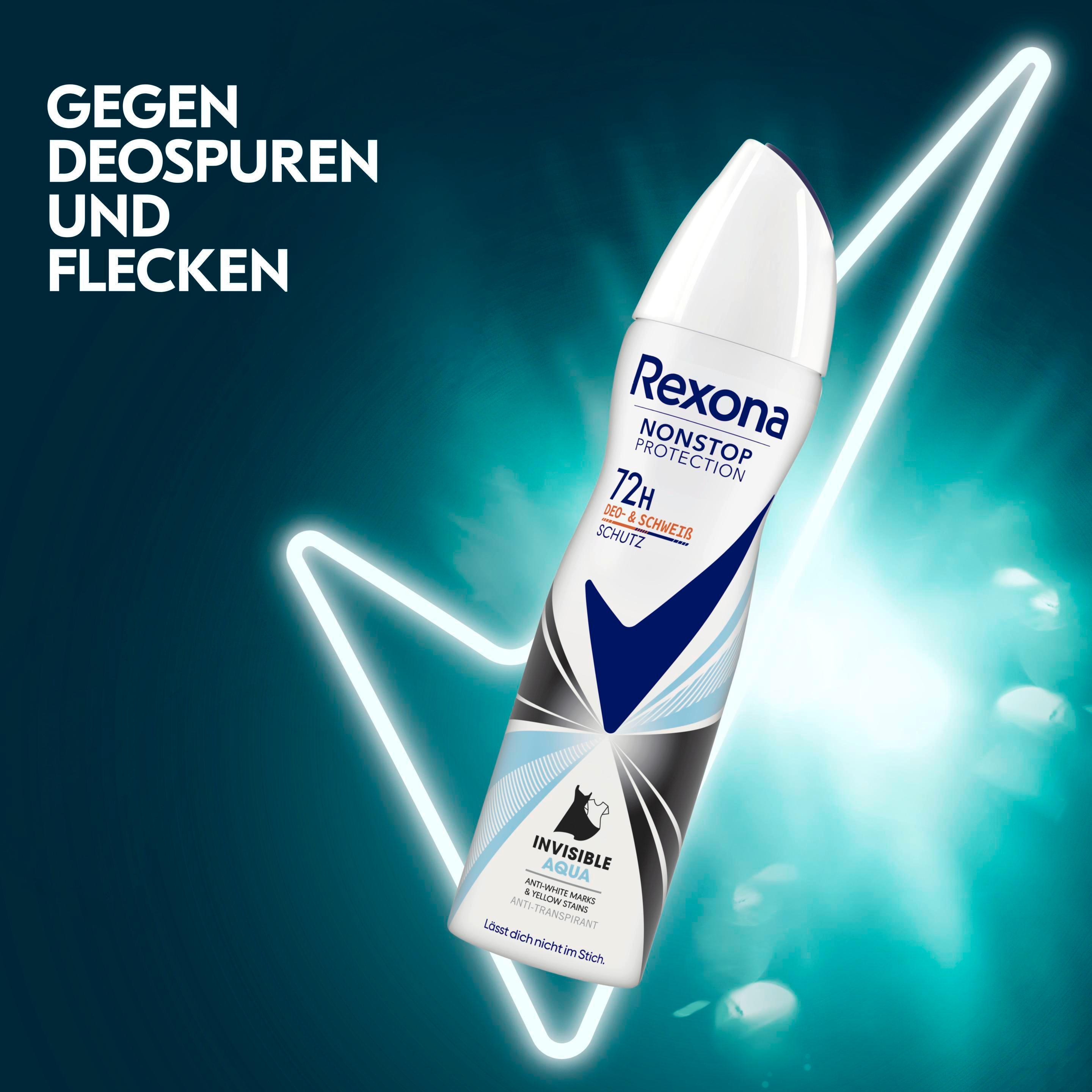Produktbild Rexona Nonstop Protection 72h Invisible Aqua Anti-Transpirant 4 von 5