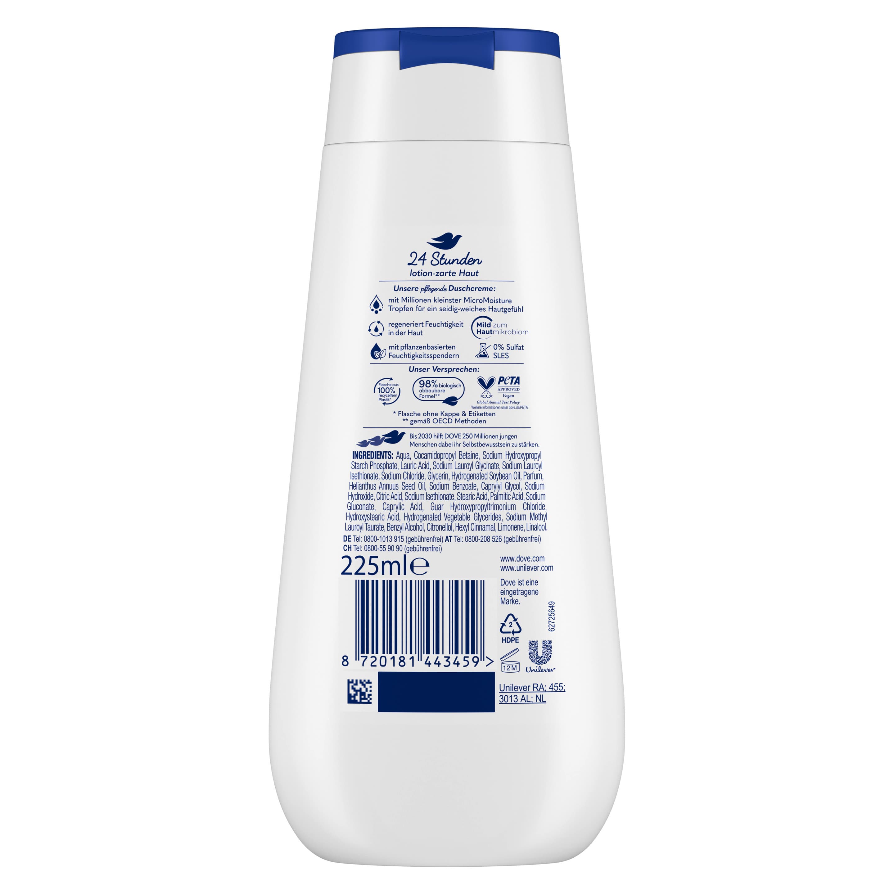 Produktbild Dove Advanced Care Duschcreme Reichhaltige Pflege 3 von 7