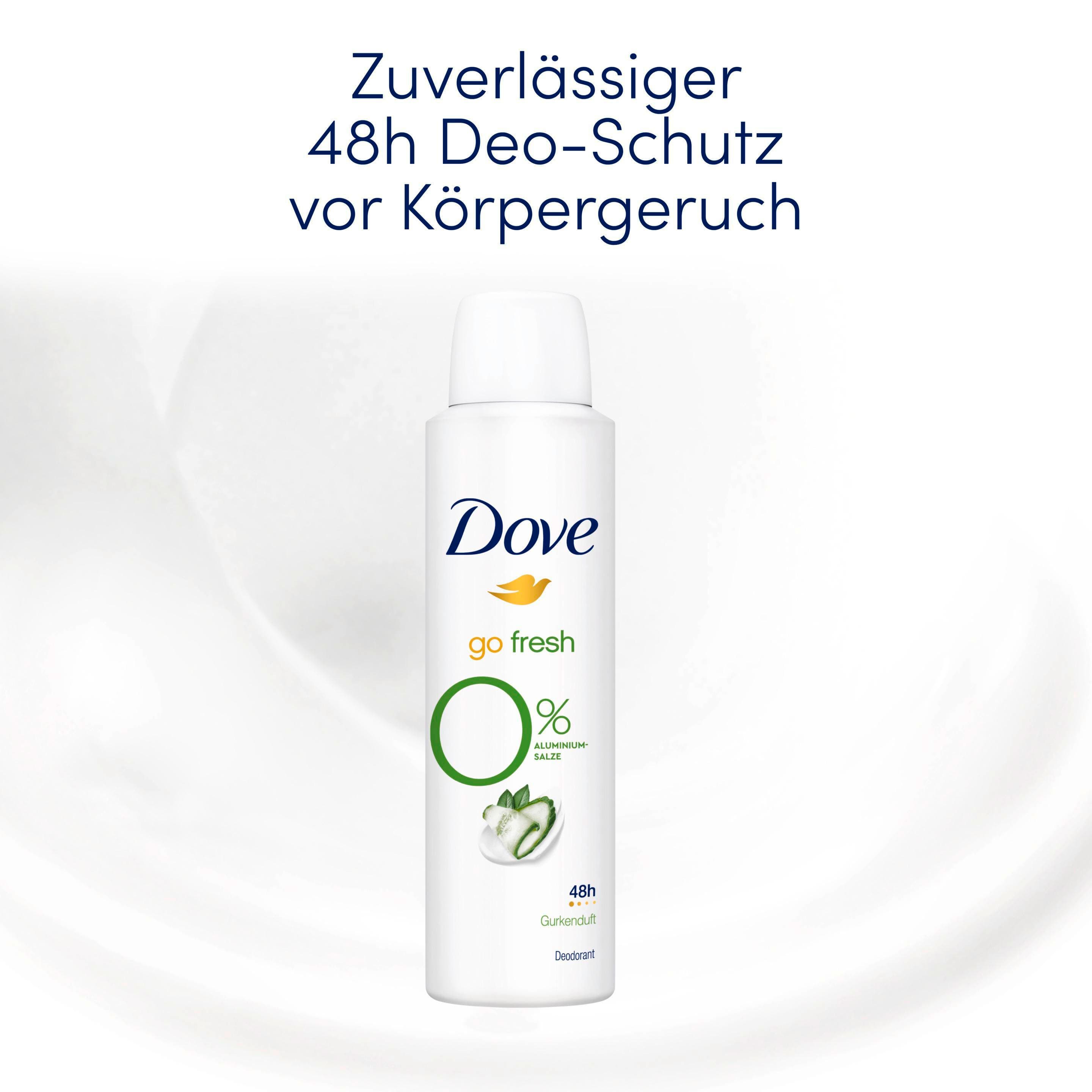 Produktbild Dove Deodorant-Spray go fresh Gurkenduft 2 von 6