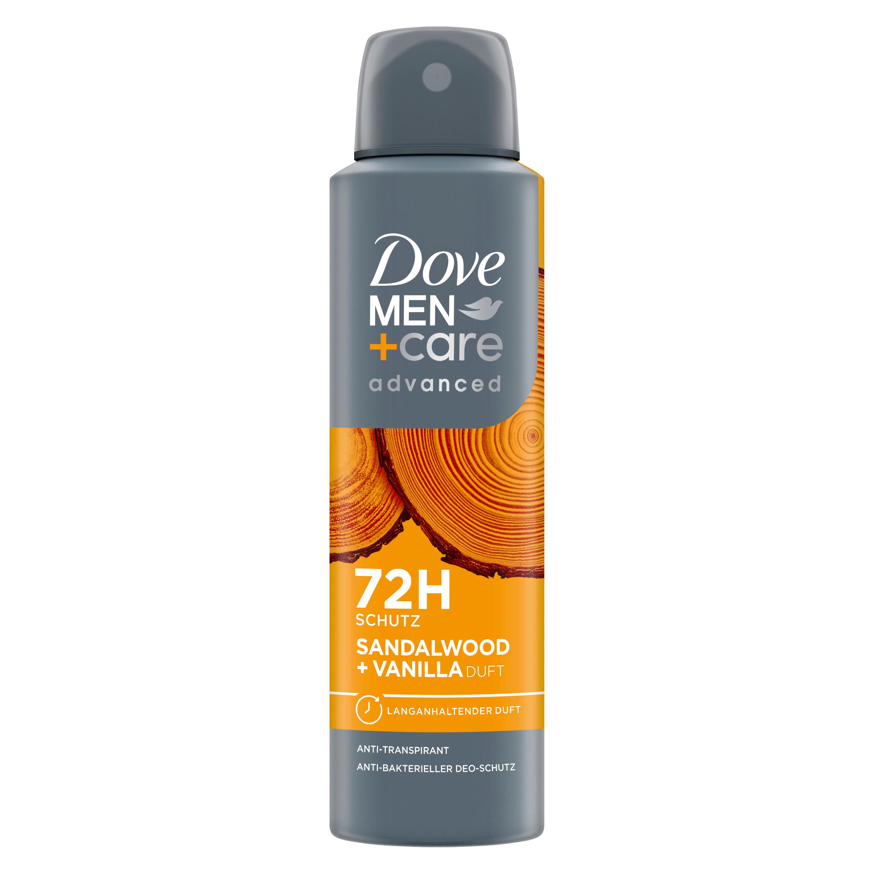 Dove Men Deospray Advanced Care Sandalwood & Vanilla 
