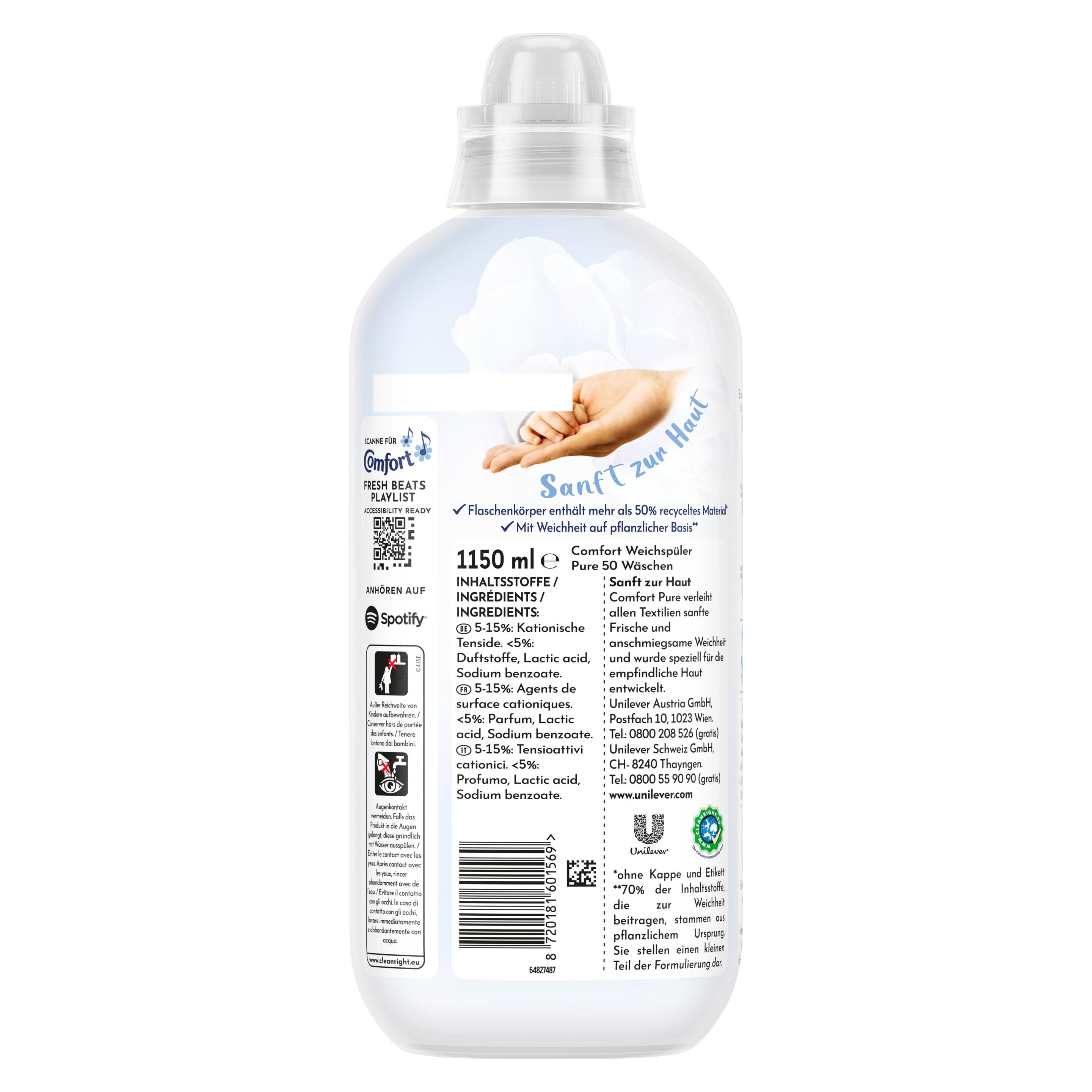 Produktbild Comfort Weichspüler Pure Sanft & Weich 2 von 2