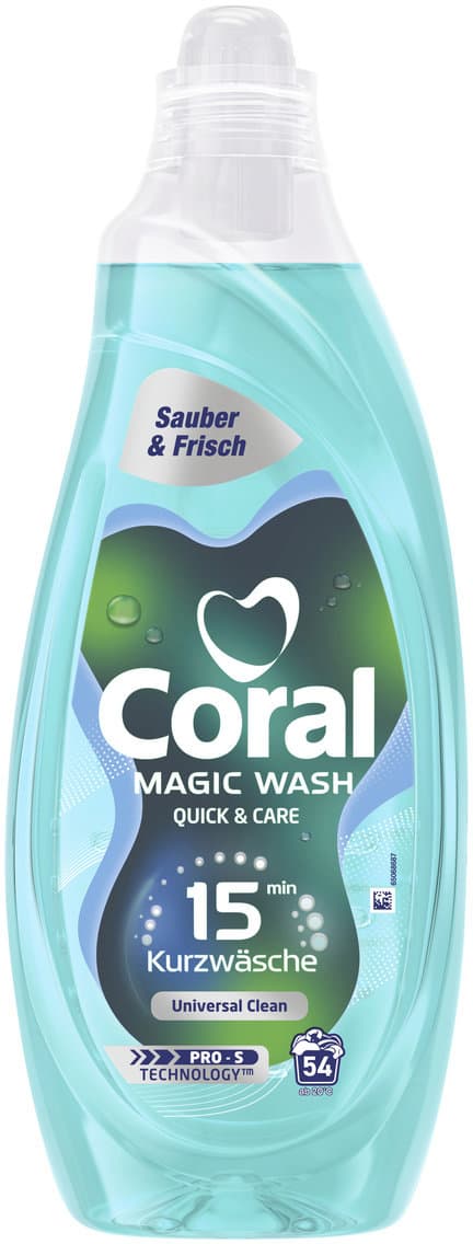 Coral Flüssigwaschmittel Magic Wash Universal Clean 54WL