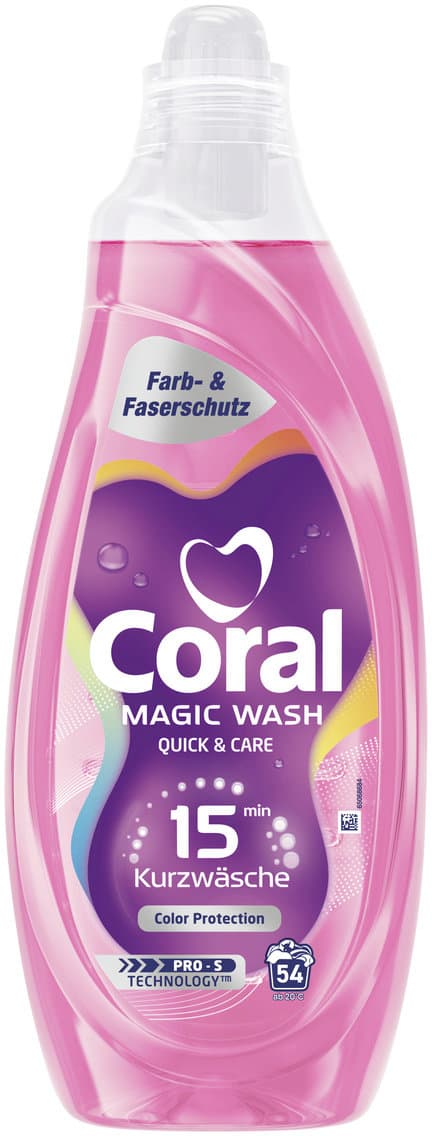 Coral Flüssigwaschmittel Magic Wash Color Protection 54WL
