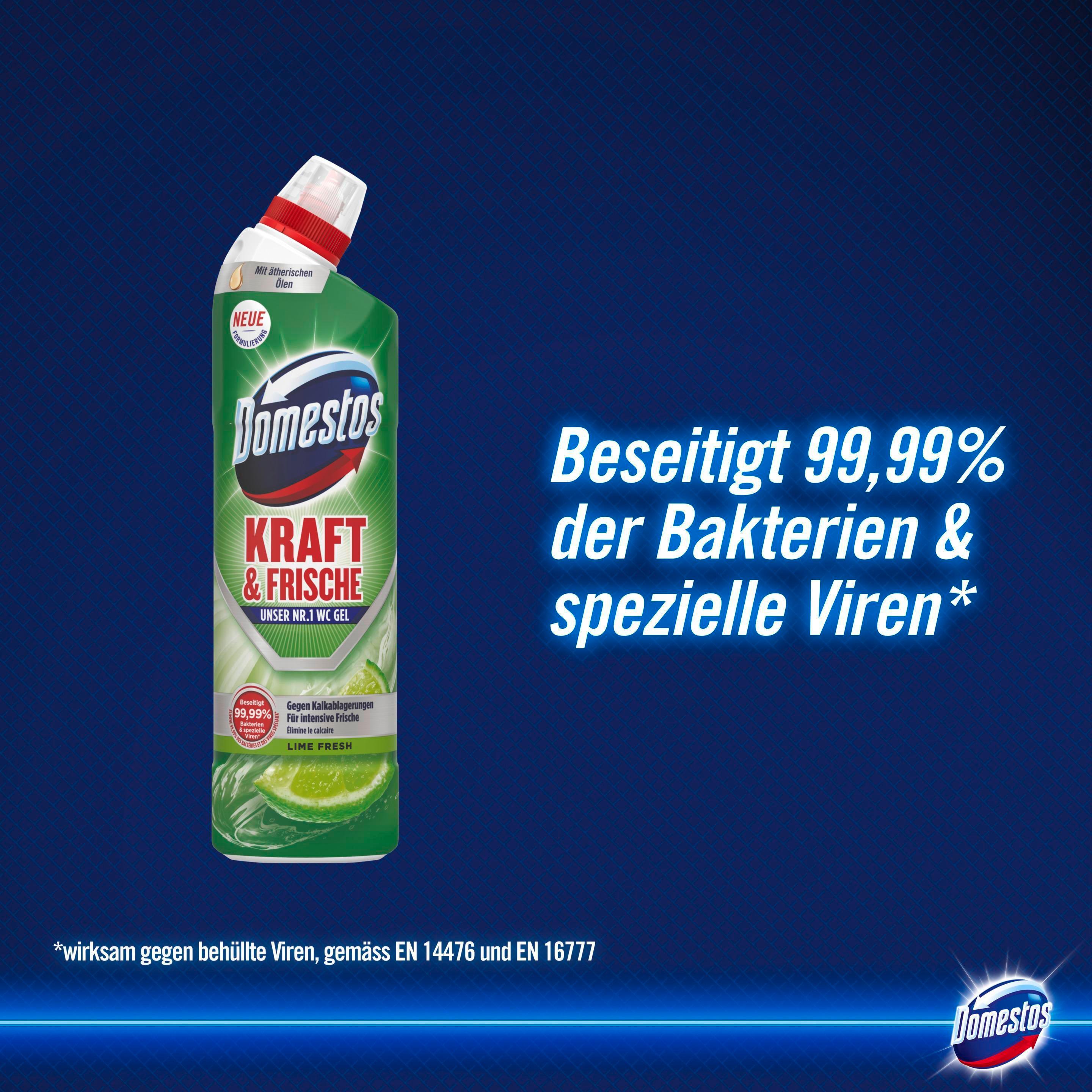 Produktbild Domestos WC Gel Lime Fresh 6 von 6