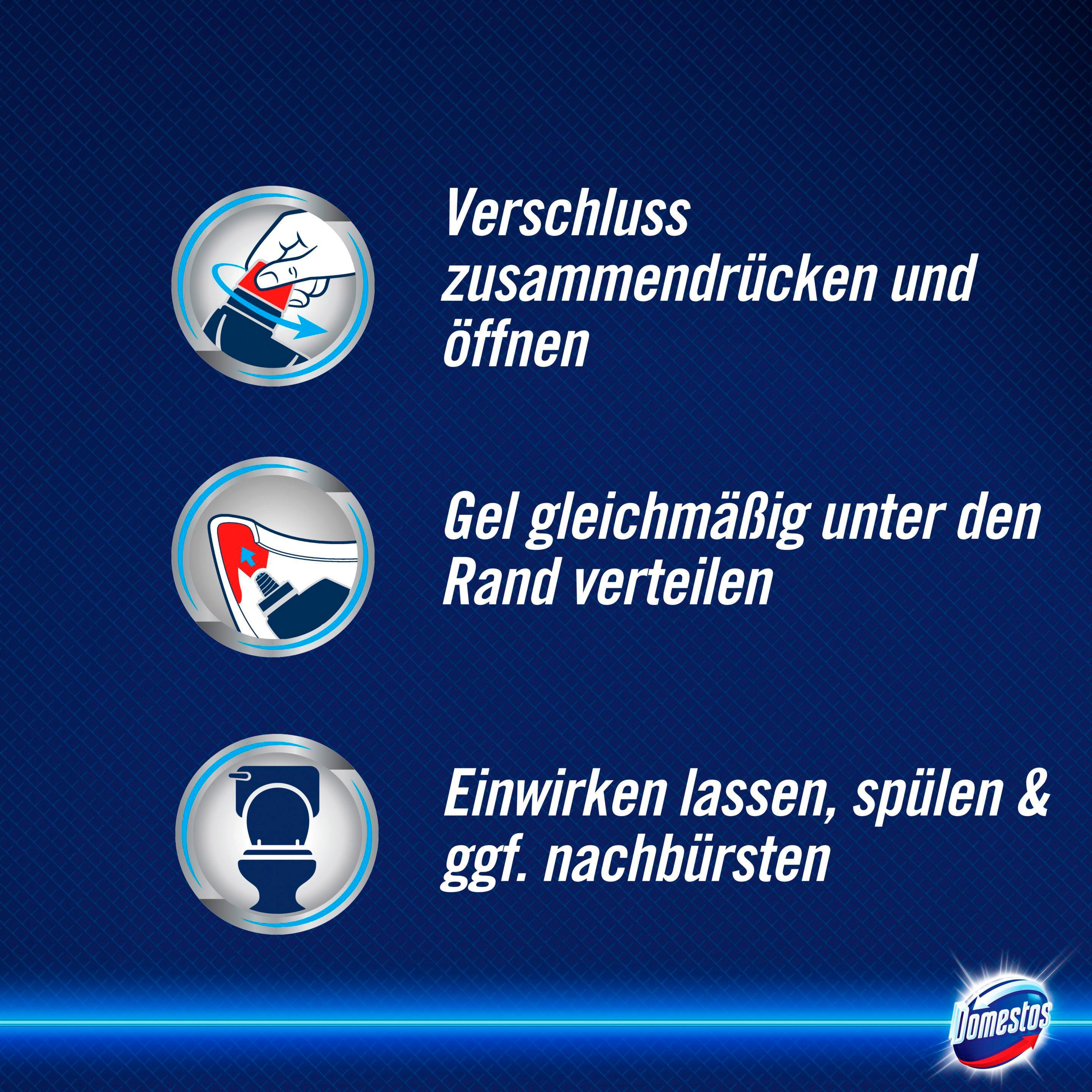 Produktbild Domestos WC Gel Lime Fresh 4 von 6