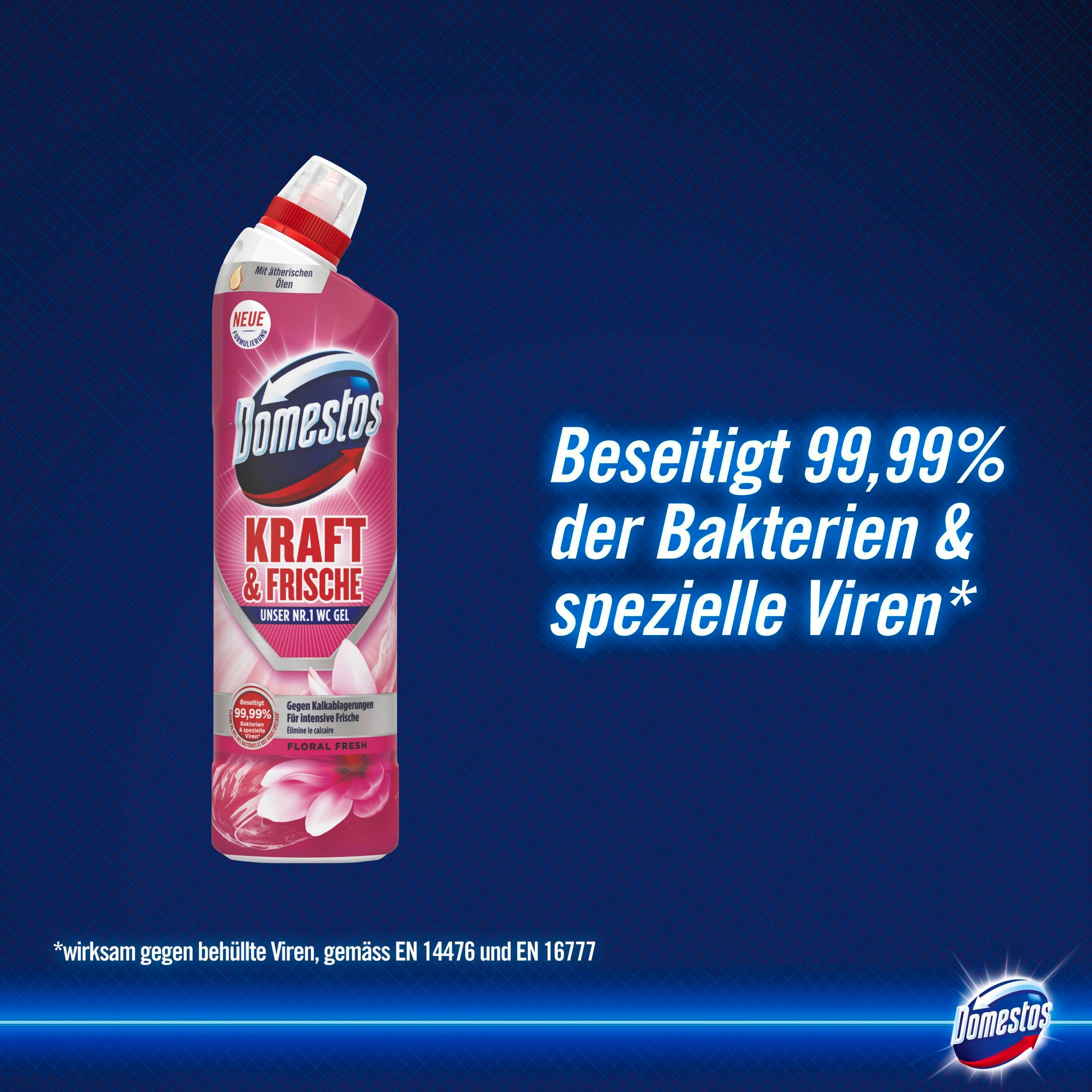 Produktbild Domestos WC Gel Floral 750 ml 4 von 6