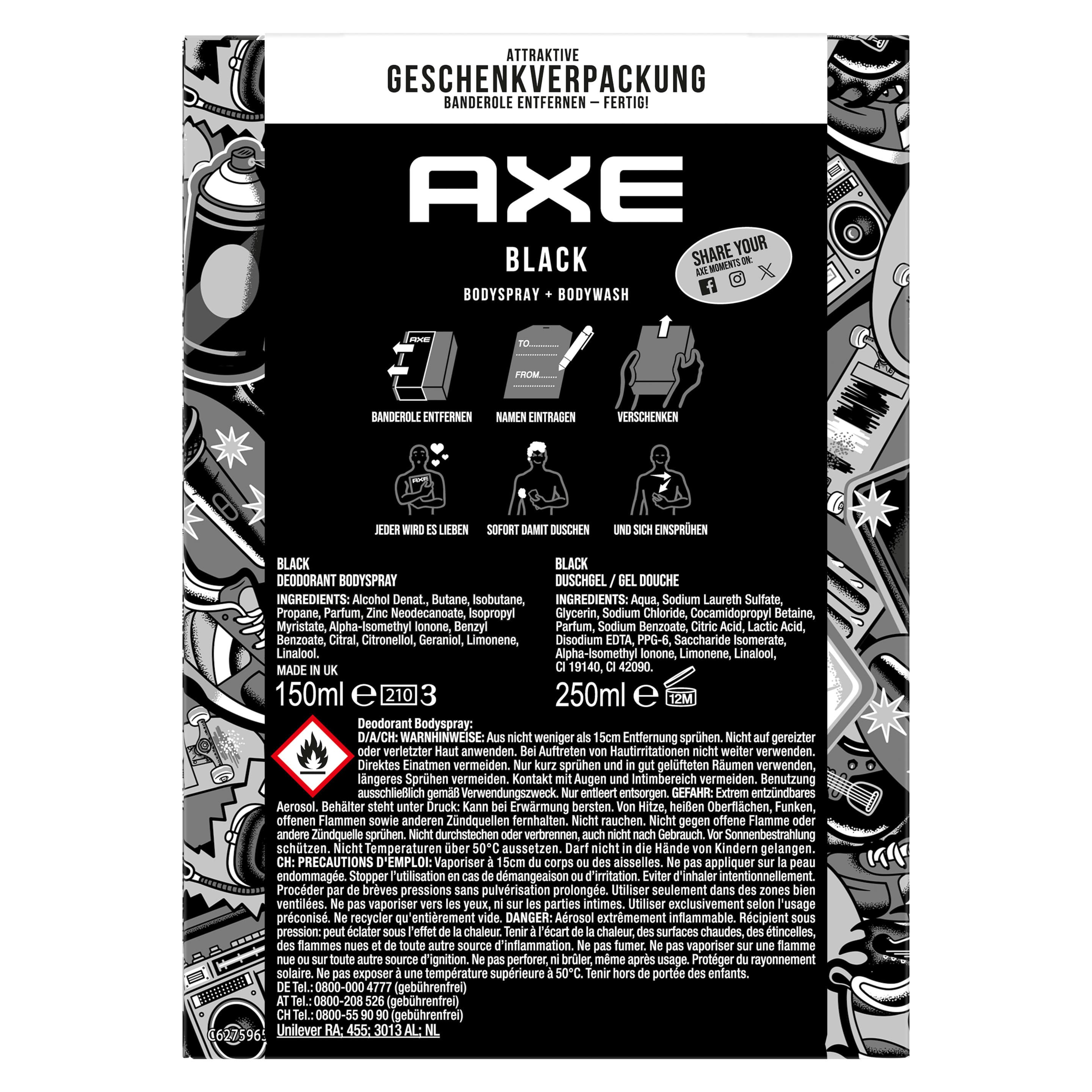 Produktbild Axe Geschenkset Black 3 von 10