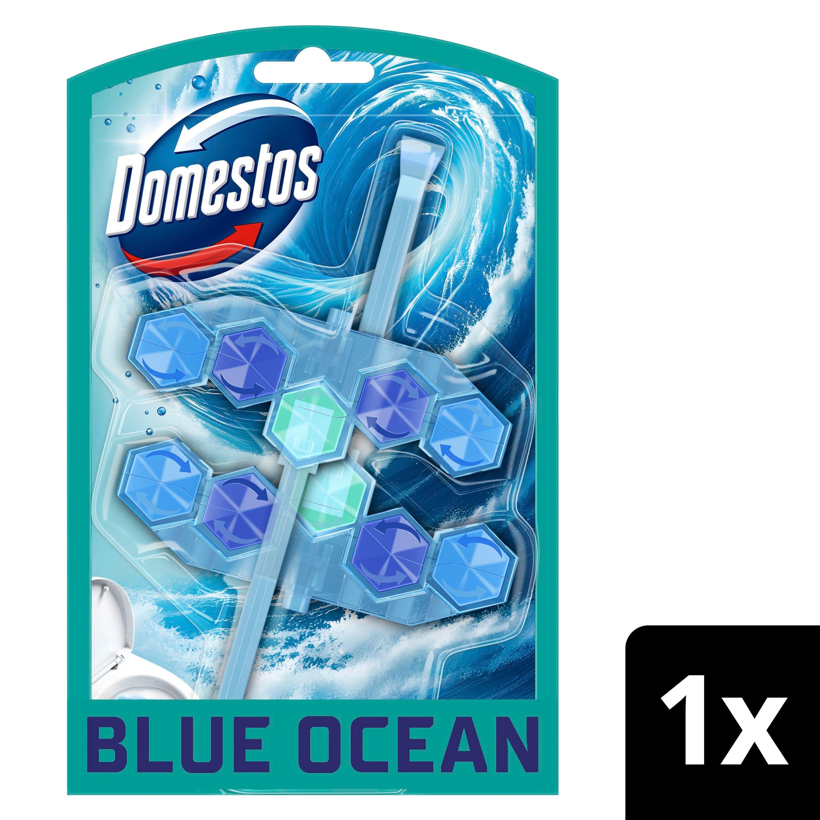 Domestos Power 5 WC-Stein Duo Blue Ocean Blauspüler