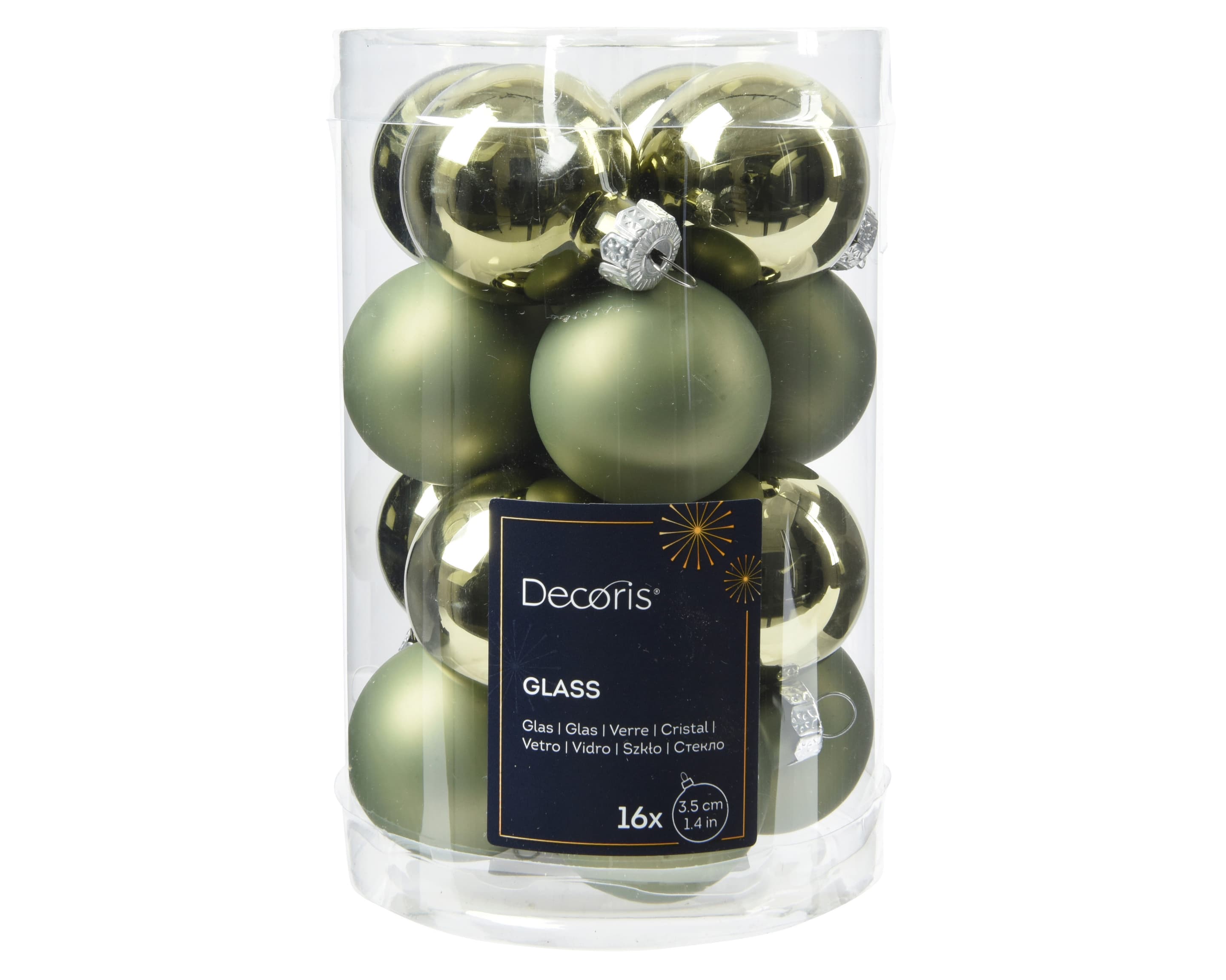 Decoris Glaskugeln Ø3,5cm