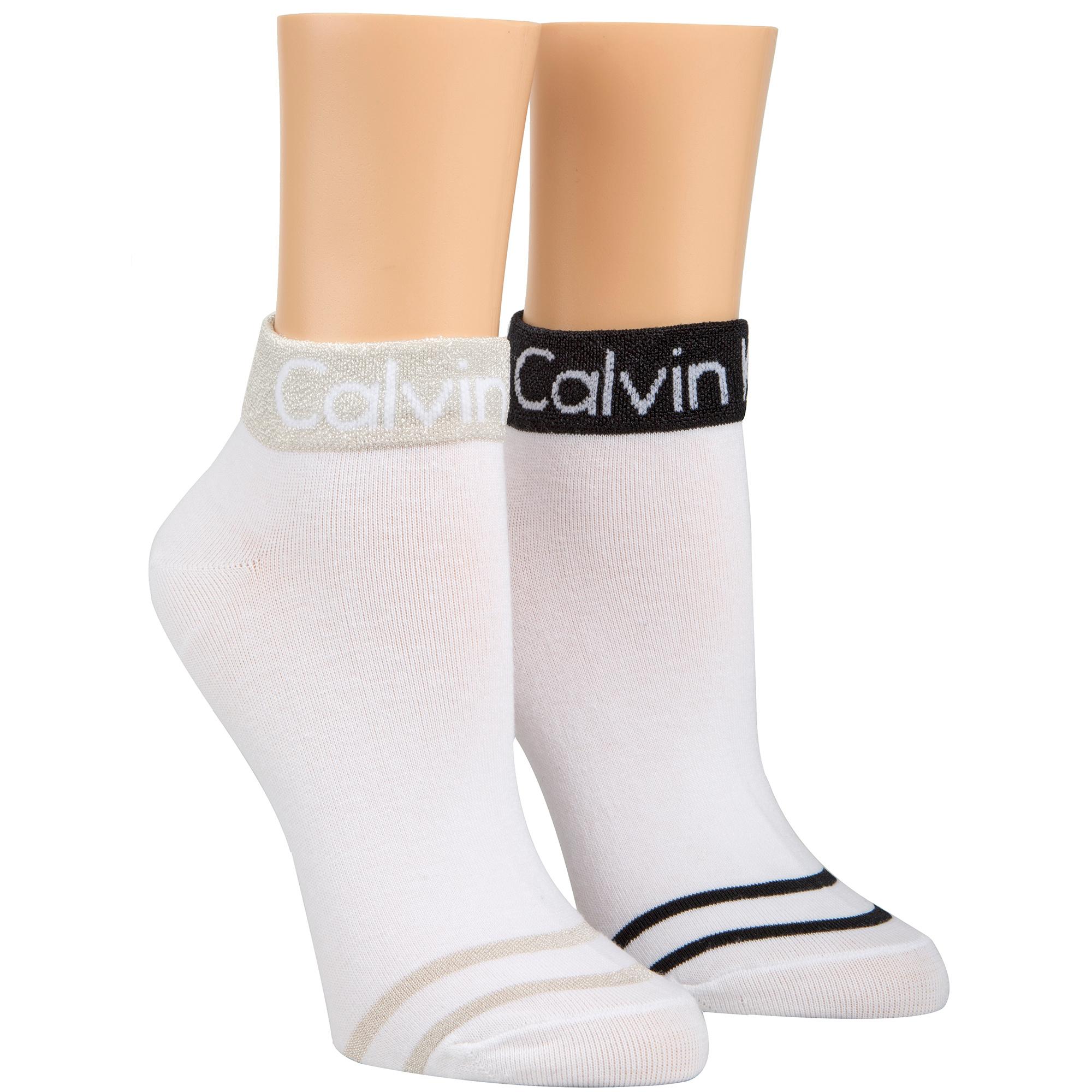 Calvin Klein Damen Sneaker Socken trendig 2er Pack