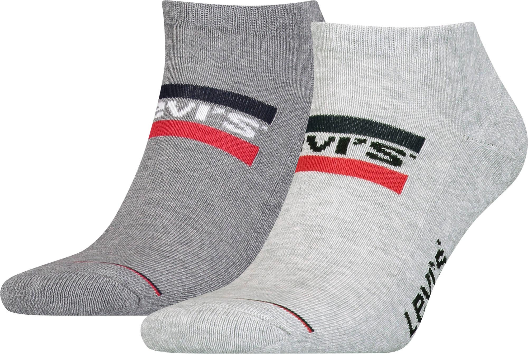 Levis Unisex Sportsocken Sneaker Logo 2er Pack