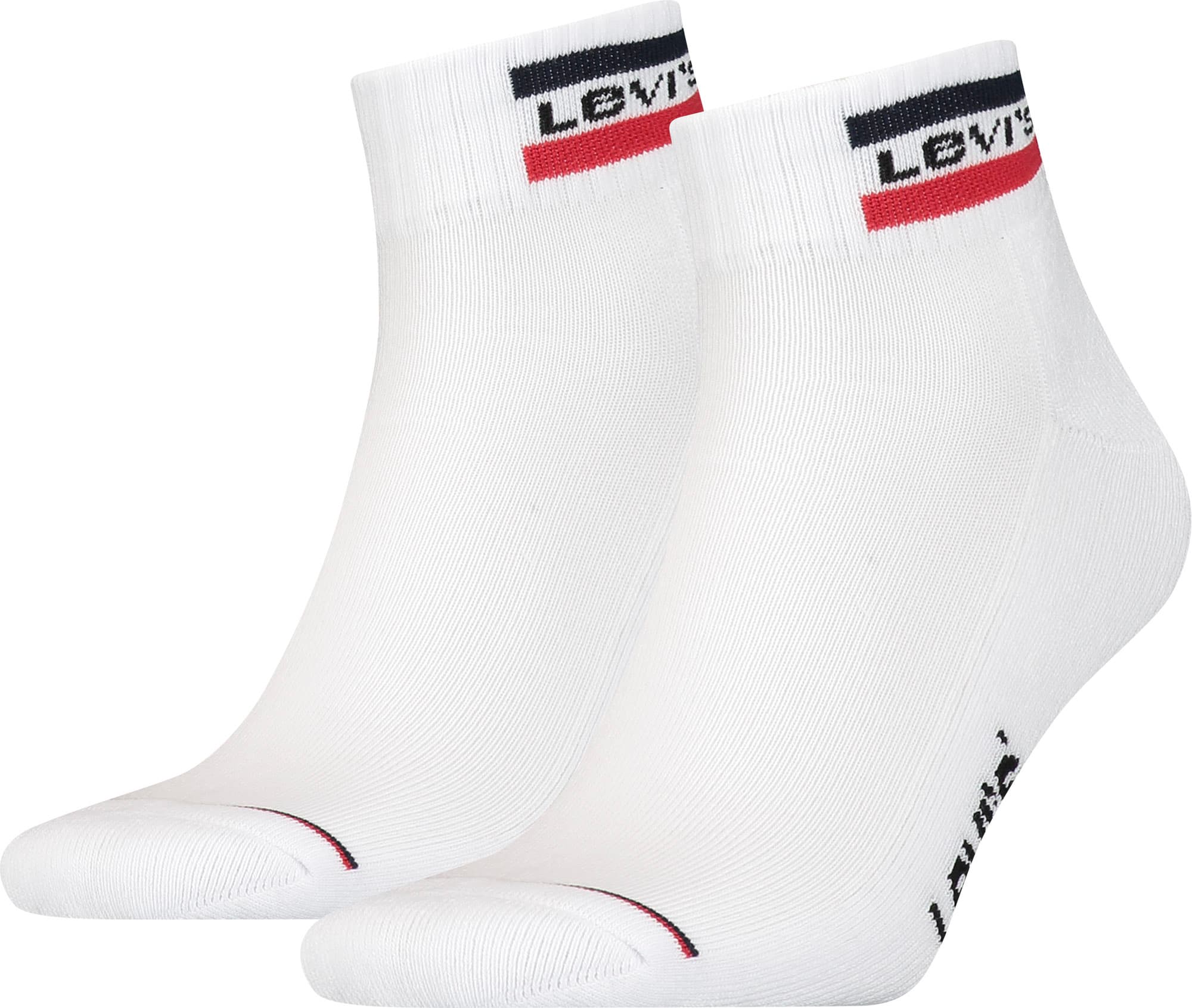 Levis Unisex Sportsocken Kurzschaft 2er Pack