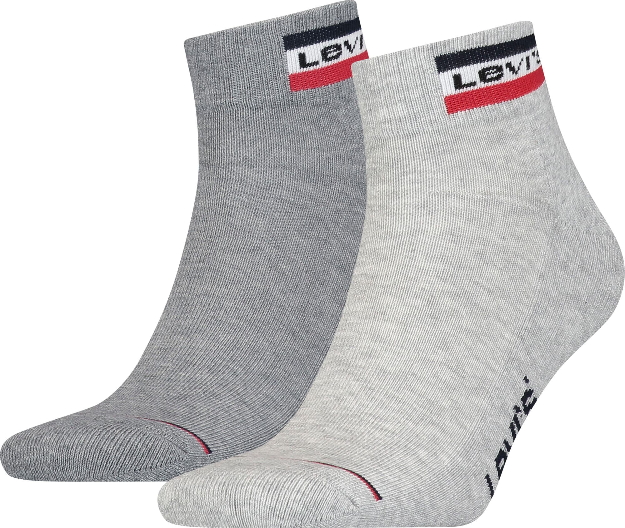 Levis Unisex Sportsocken Kurzschaft 2er Pack