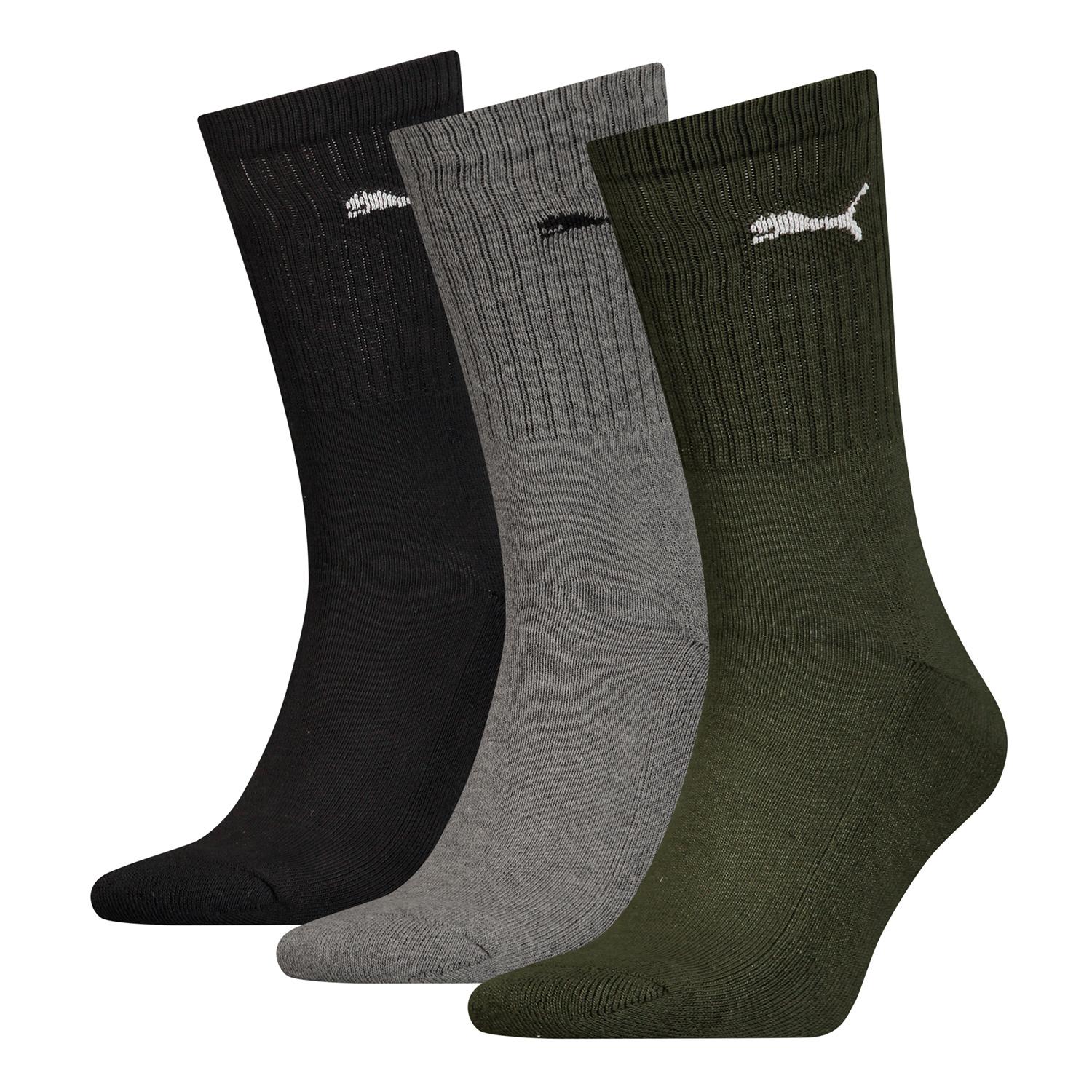PUMA Unisex Socken Crew 3er Pack