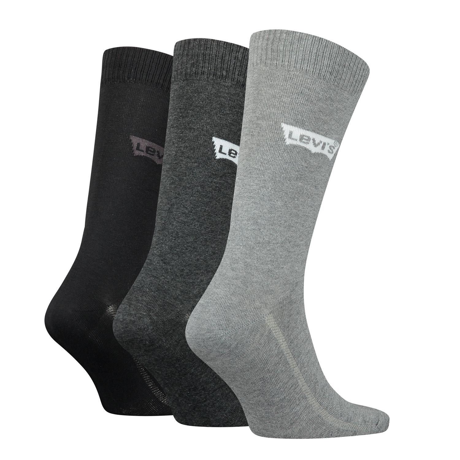 Produktbild Levis Unisex Socken Regular Cut Batwing Logo Recycled Cotton 3er Pack 2 von 2