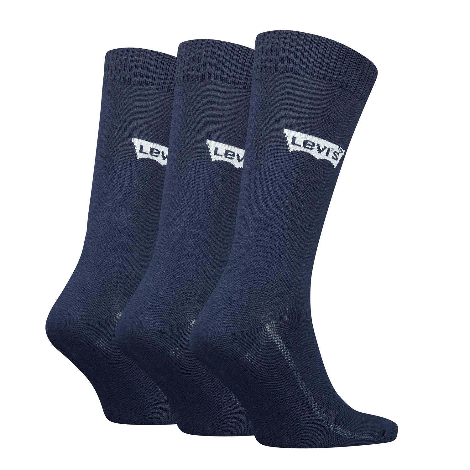 Produktbild Levis Unisex Socken Regular Cut Batwing Logo Recycled Cotton 3er Pack 2 von 2