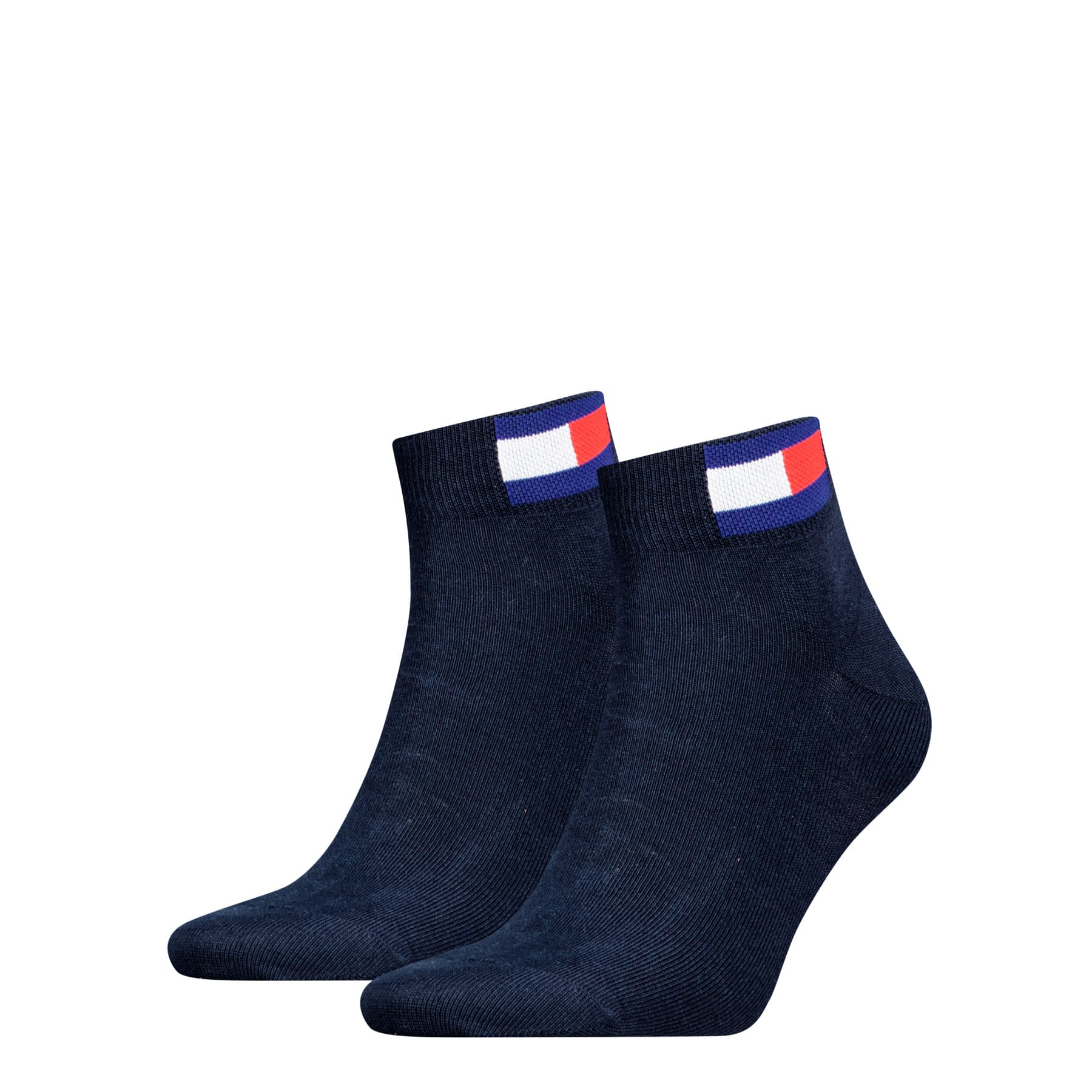 TOMMY HILFIGER Unisex Socken Quarter TJ Flag 2er Pack