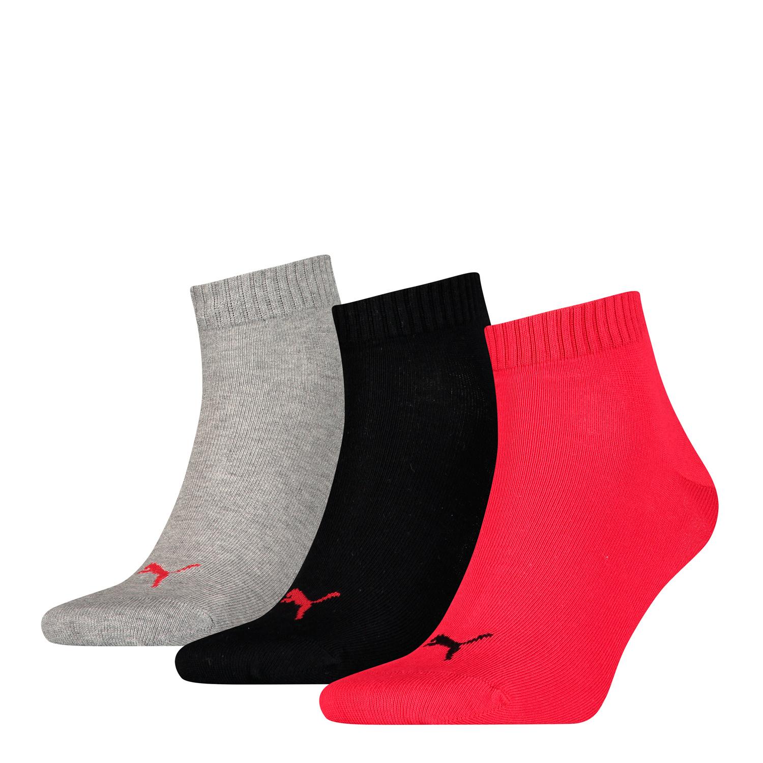 PUMA Unisex Kurzsocken Plain 3er Pack