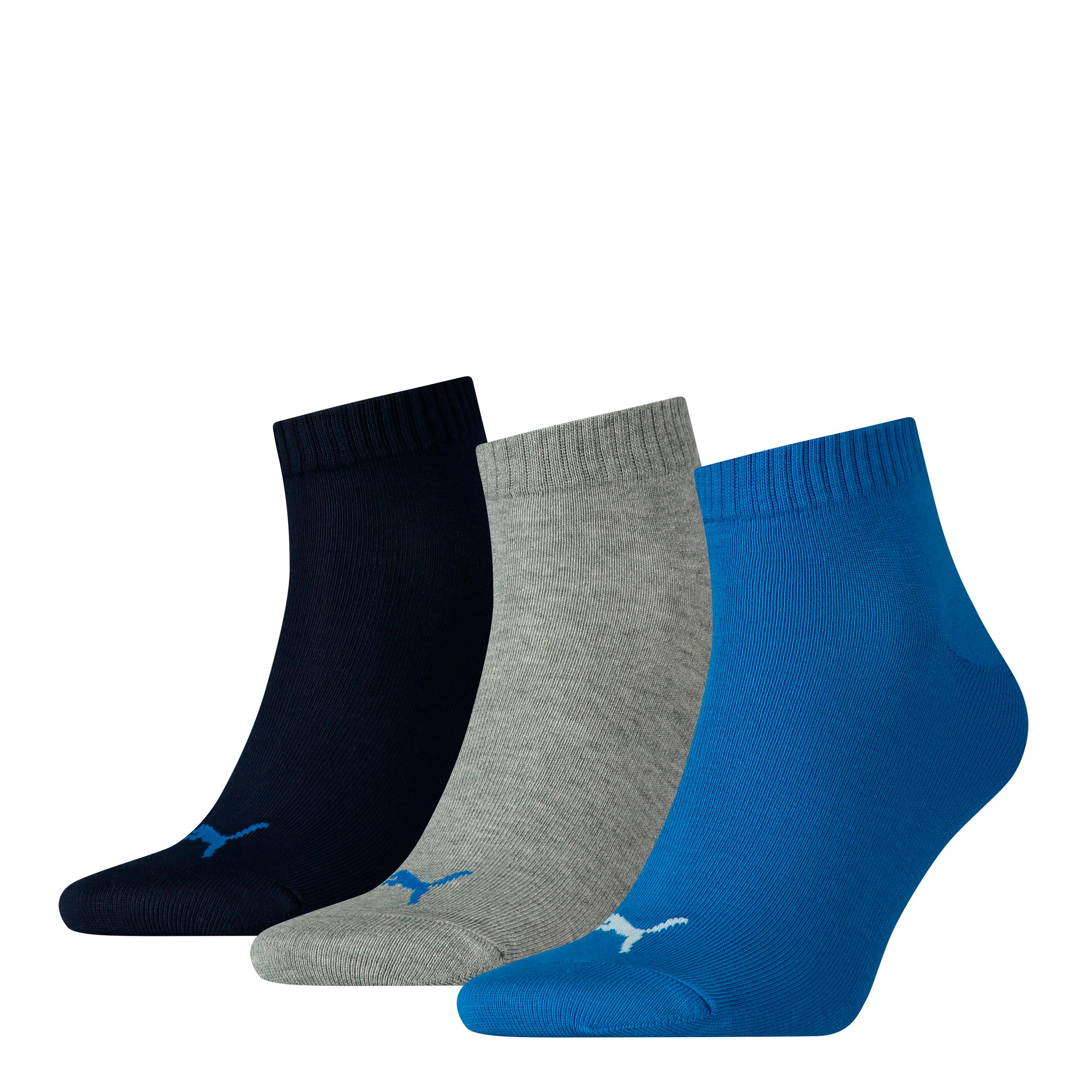 PUMA Unisex Kurzsocken Quarter Plain 3er Pack