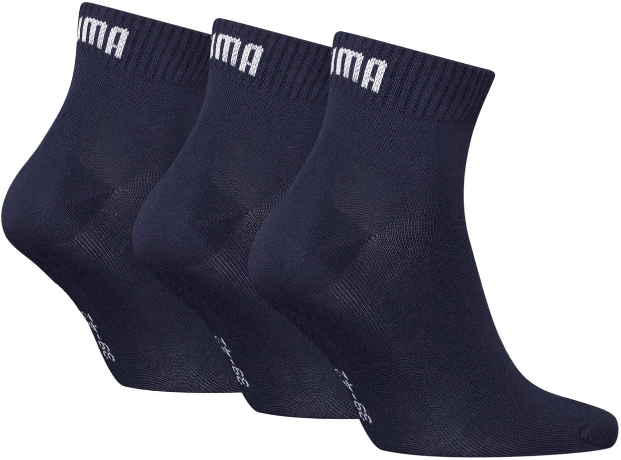 PUMA Unisex Kurzsocken Quarter Plain 3er Pack