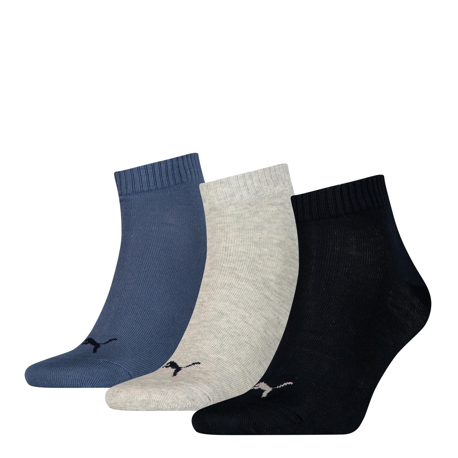 PUMA Unisex Kurzsocken Plain 3er Pack