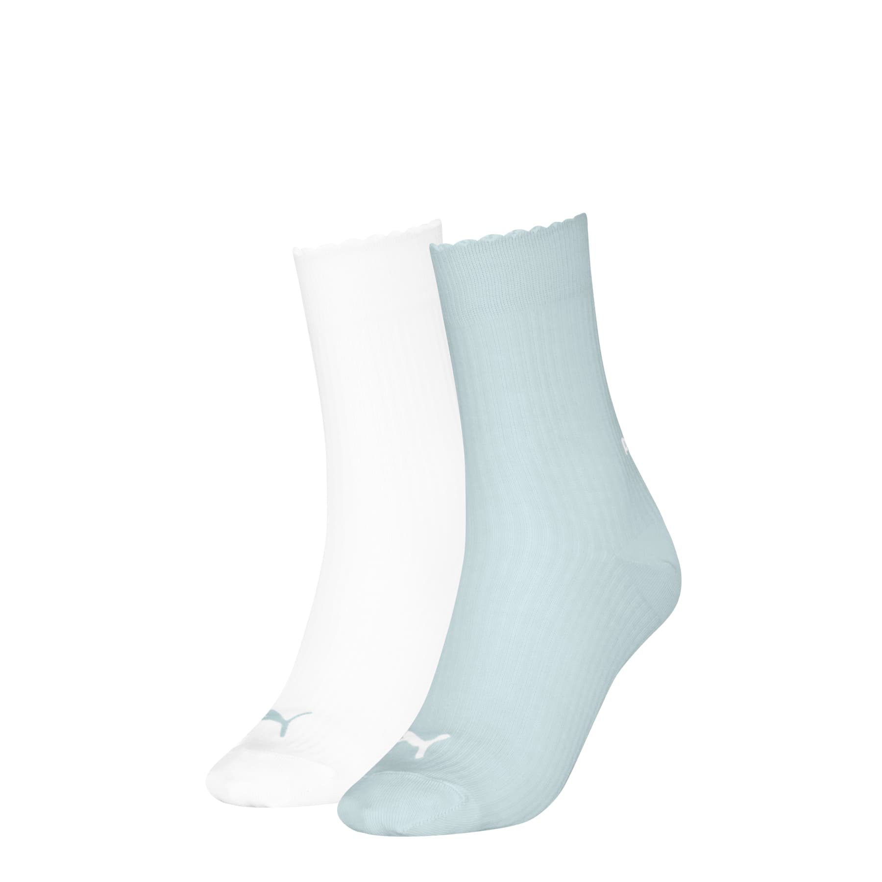 PUMA Damen Socken Scallop Edge 2er Pack