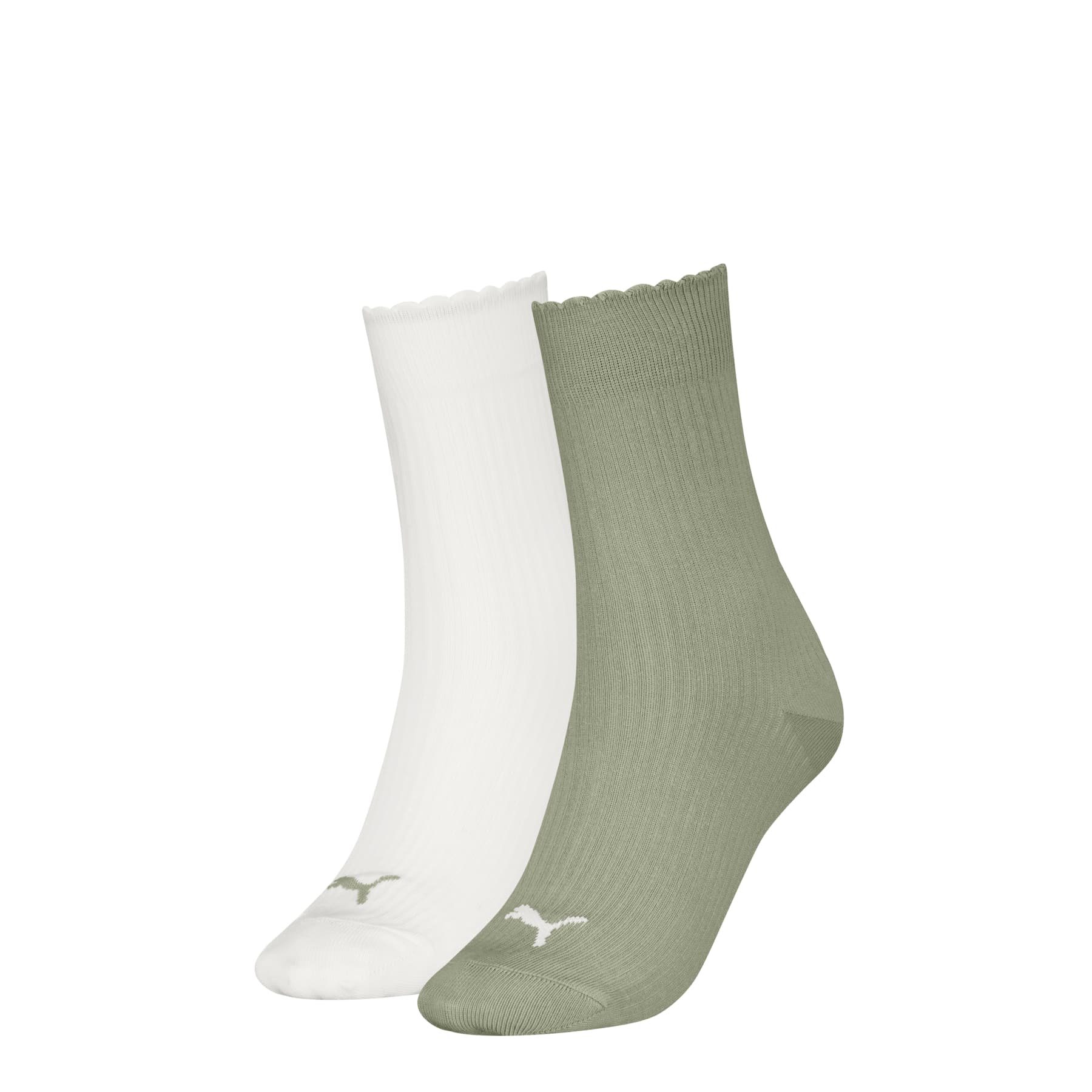 PUMA Damen Socken Scallop Edge 2er Pack