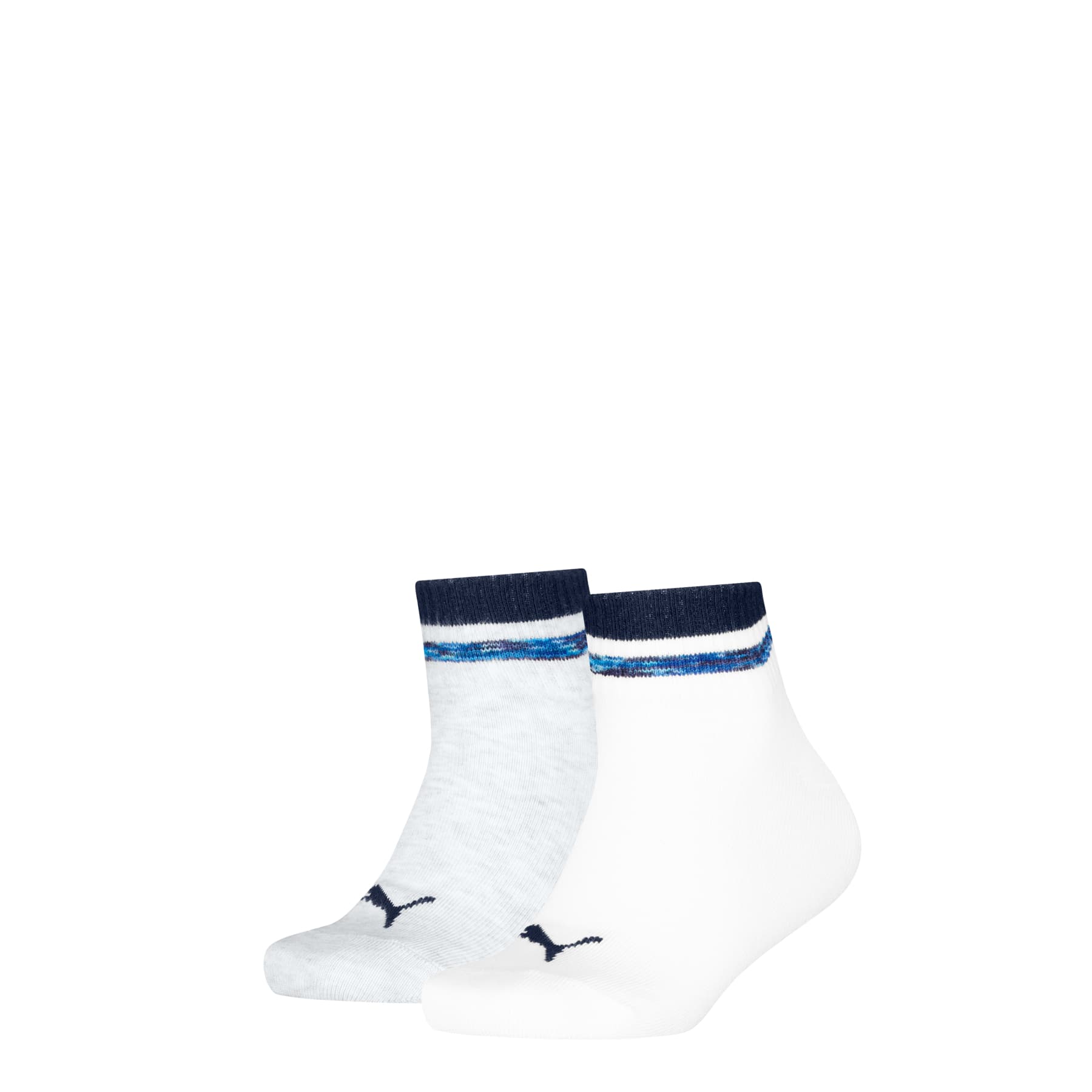 PUMA Kinder Kurzsocken Heritage Stripe Quarter 2er Pack