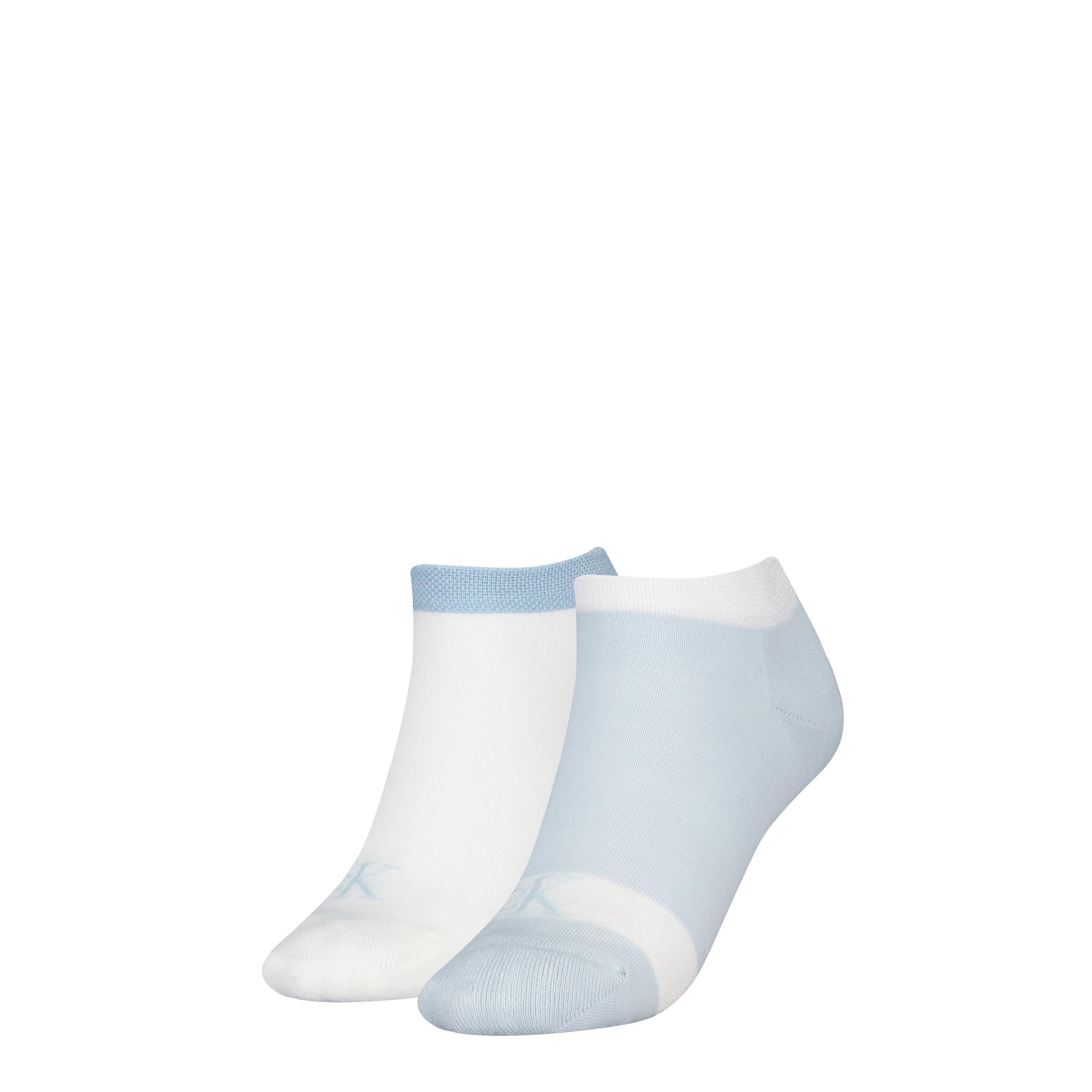 Calvin Klein Damen Sneaker Socken Glossy 2er Pack