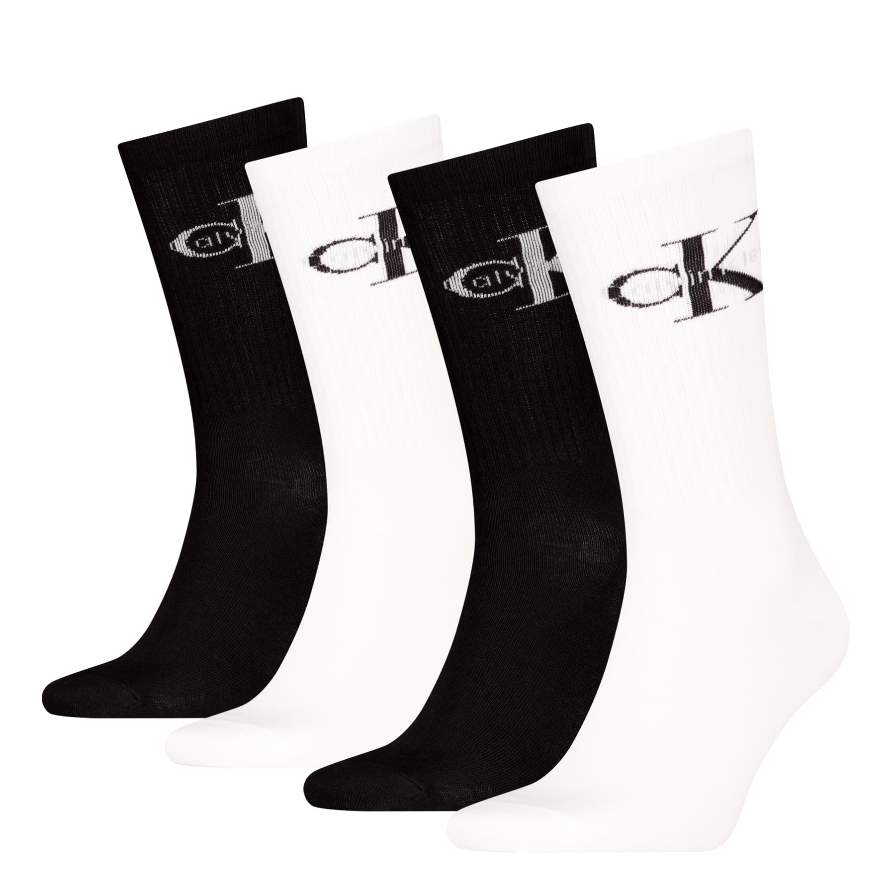 Calvin Klein Herren Socken Giftbox Monologo 4er Pack