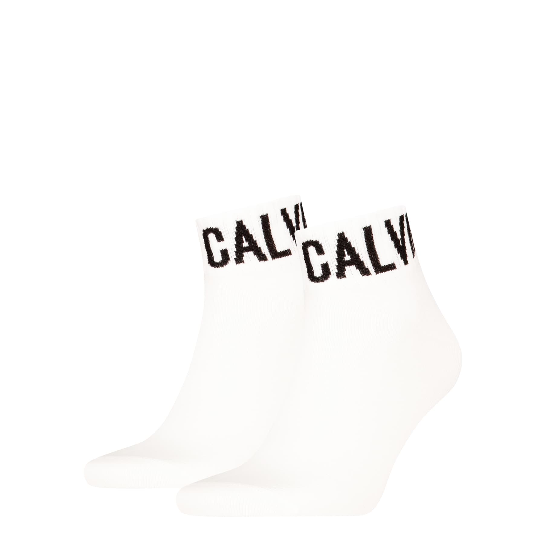 Calvin Klein Herren Kurzsocken Quarter Ribbon Logo 2er Pack