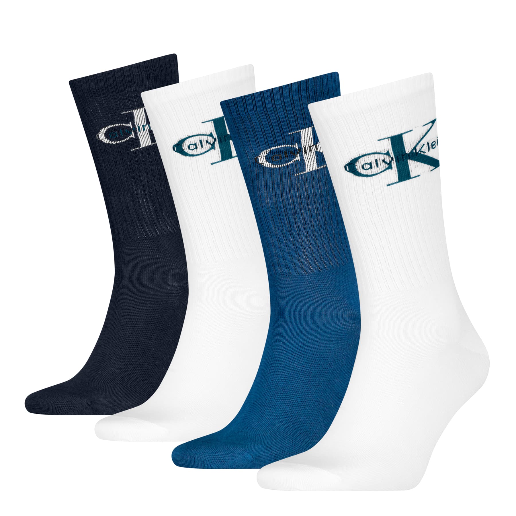 Calvin Klein Herren Socken Giftbox Monologo 4er Pack
