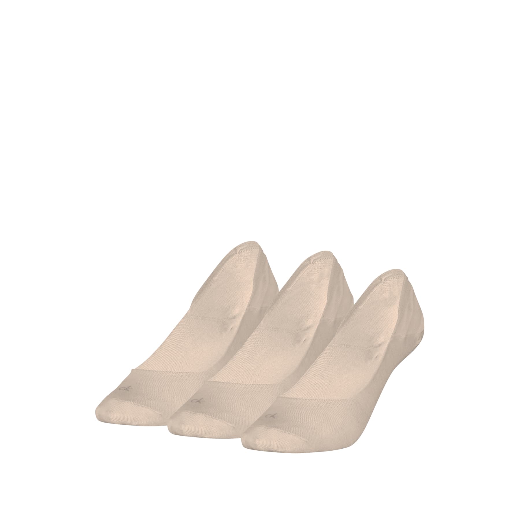 Calvin Klein Damen Füßlinge Footie 3er Pack