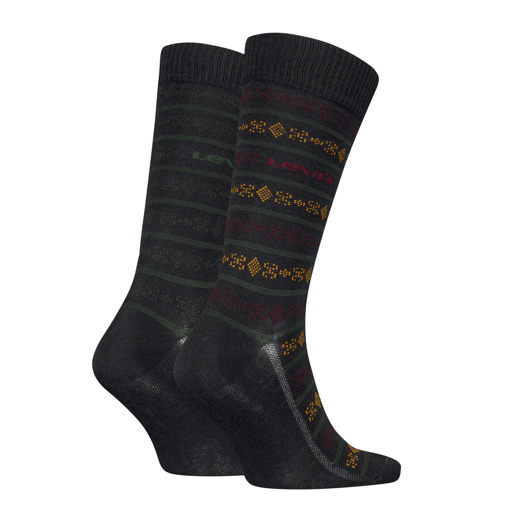 Produktbild Levis Unisex Socken Reg Cut Bjorn Geo Stripe 2er Pack 2 von 2