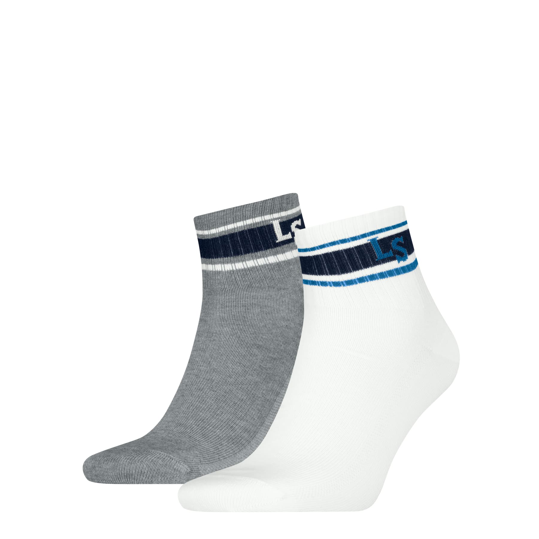 Levis Unisex Socken High Mid Cut Logo 2er Pack