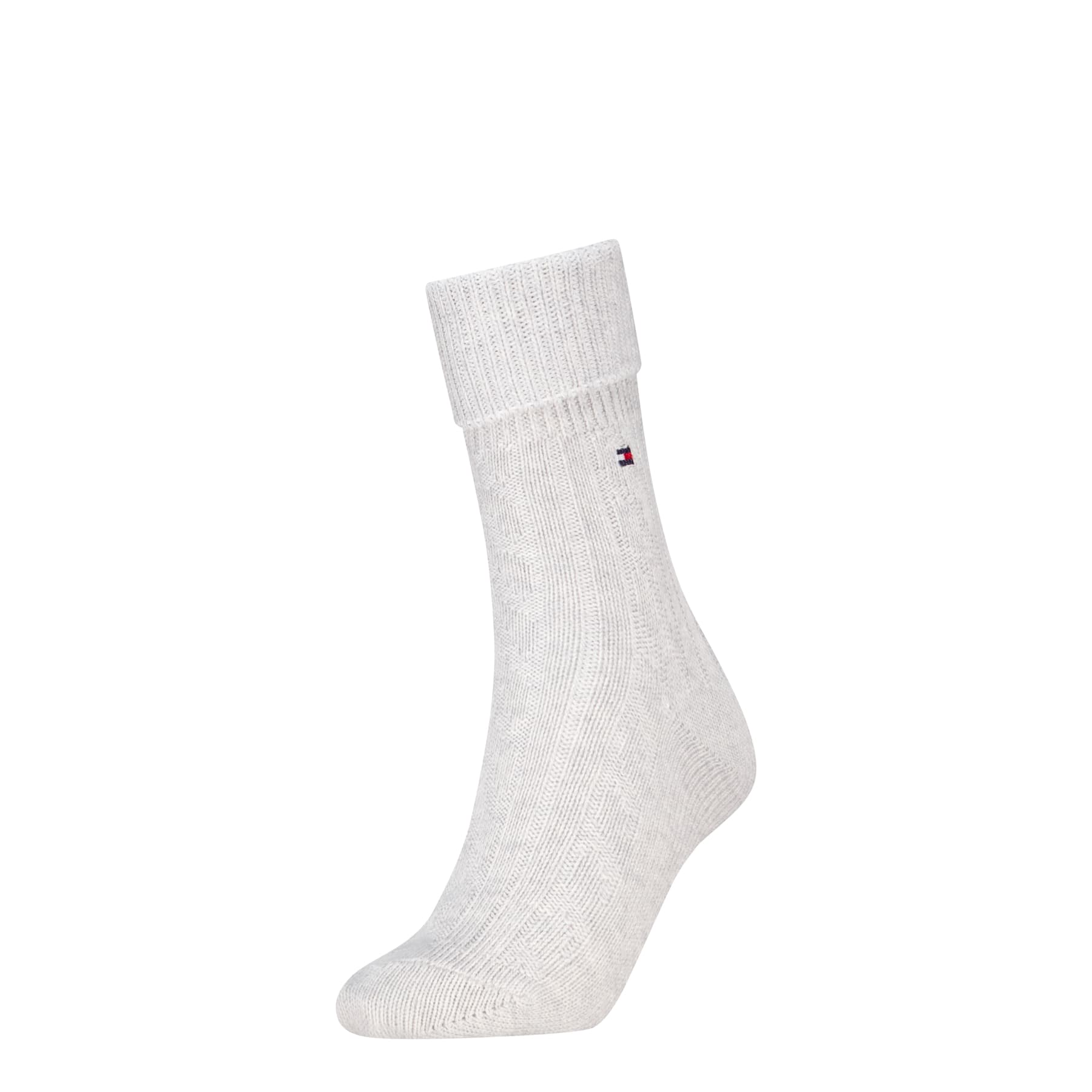 TOMMY HILFIGER Damen Socken Fold Over Cable