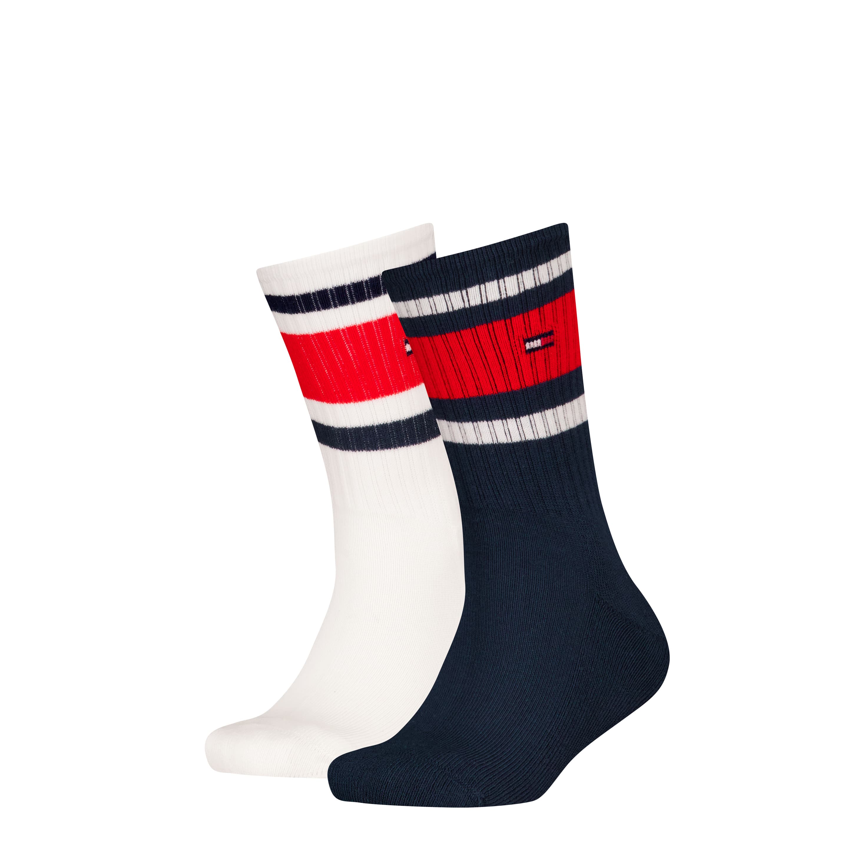 TOMMY HILFIGER Kinder Socken Sport Stripe 2er Pack