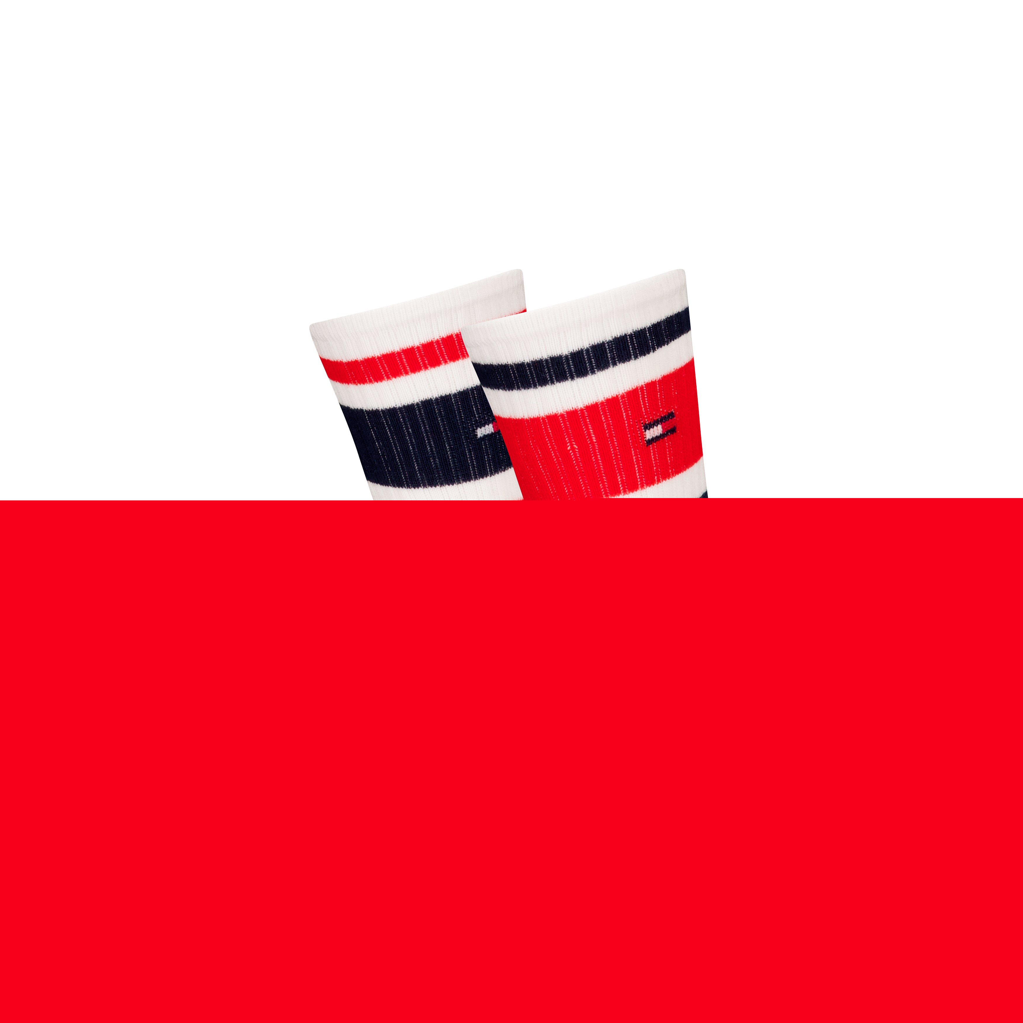 TOMMY HILFIGER Kinder Socken Sport Stripe 2er Pack