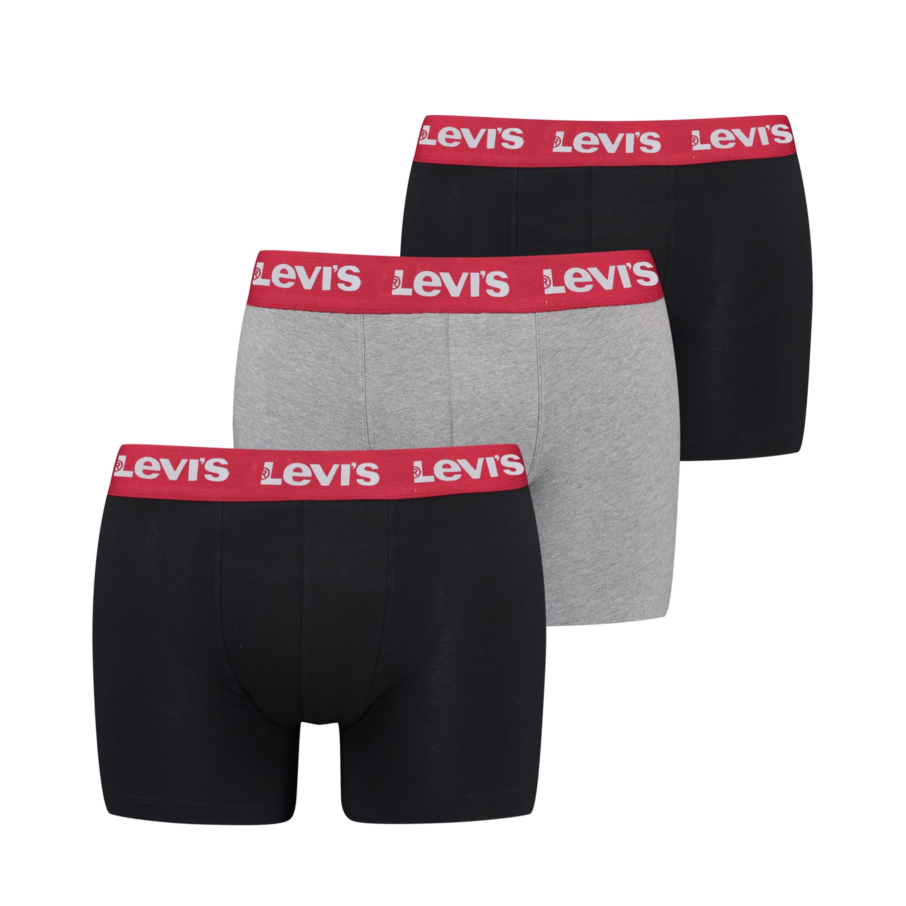 Levis Herren Unterhose Boxer Repeat Logo 3er Pack