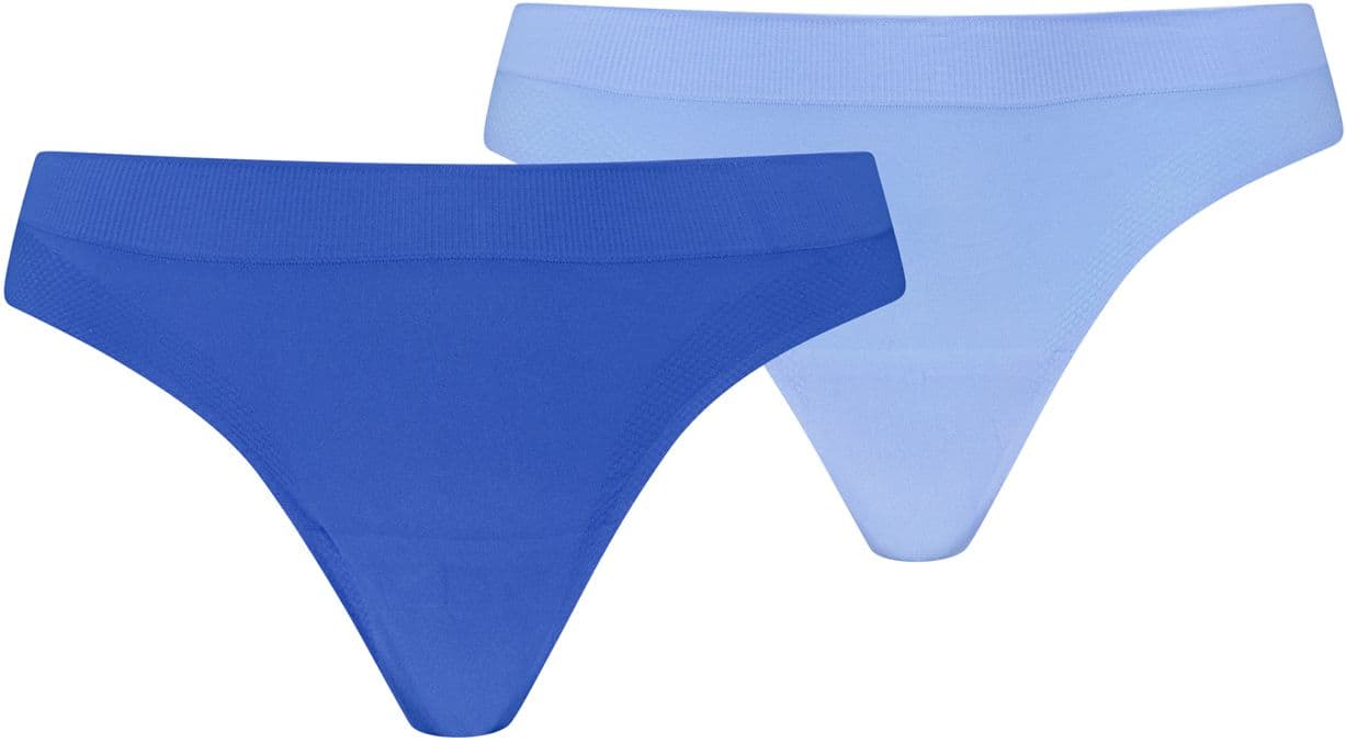 PUMA Damen Unterhose Sport String 3D Knit 2er Pack