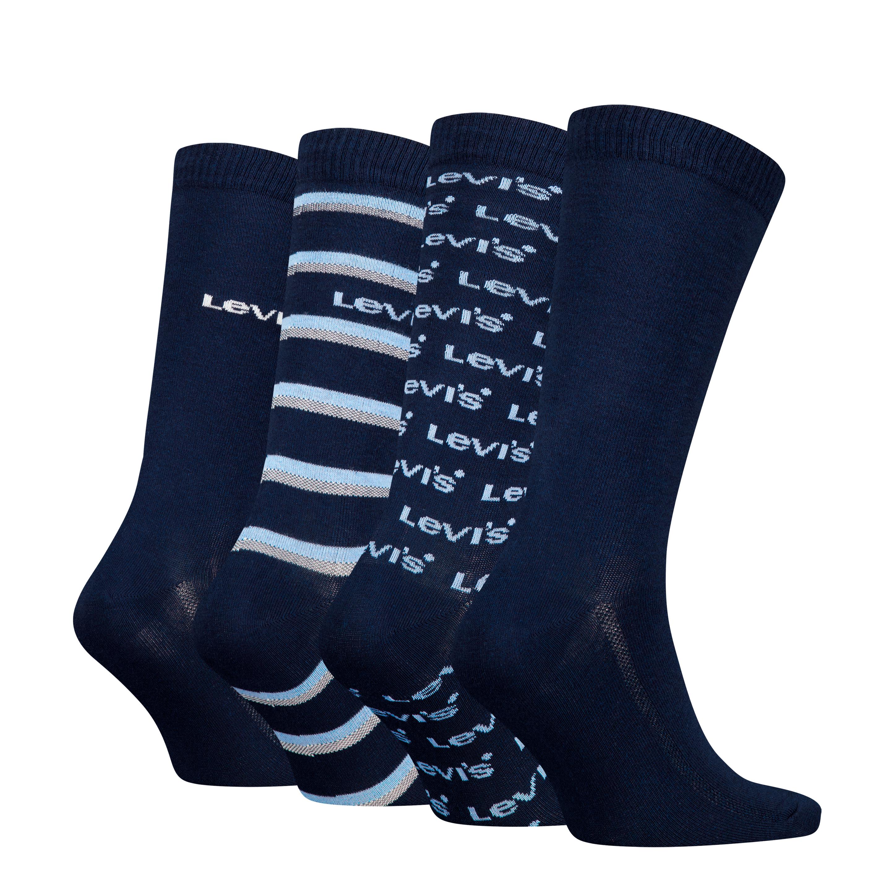 Produktbild Levis Herren Socken Reg Cut Logo 4er Pack Geschenkpackung 3 von 3