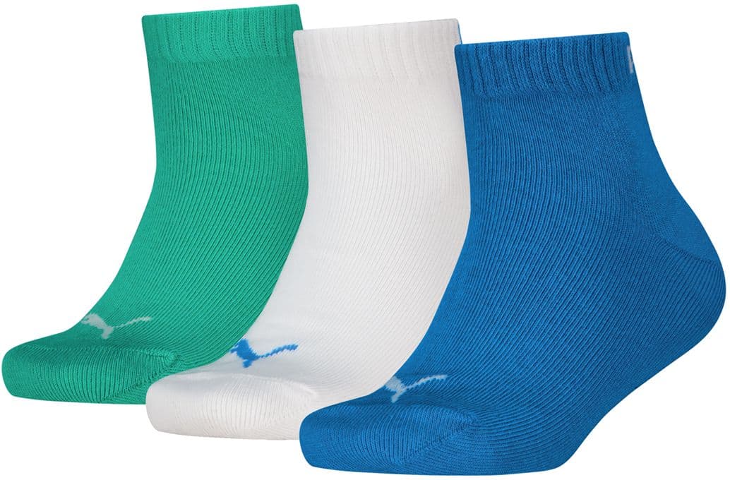PUMA Kinder Socken Plain Quarter 3er Pack