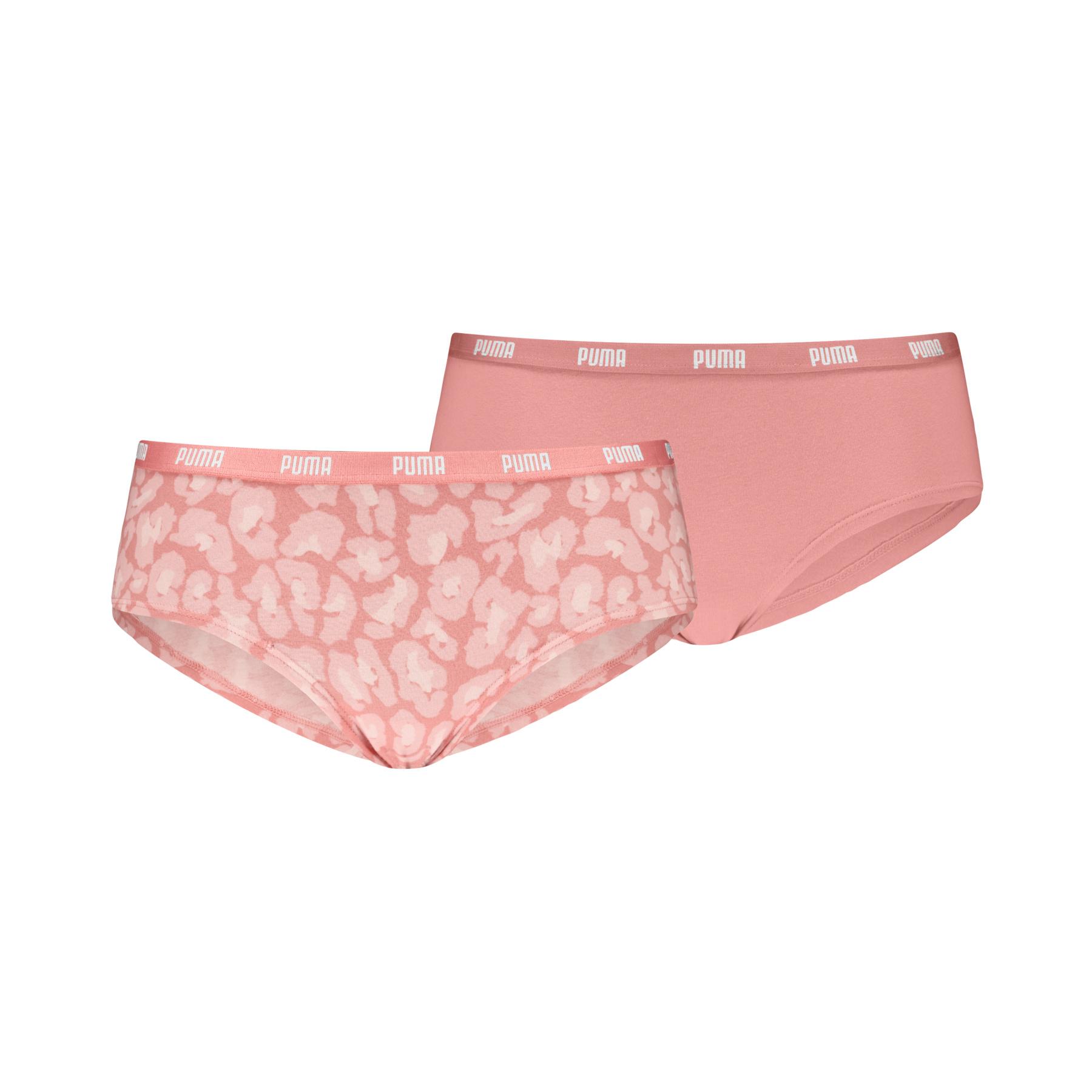 PUMA Damen Printed Hipster 2er Pack