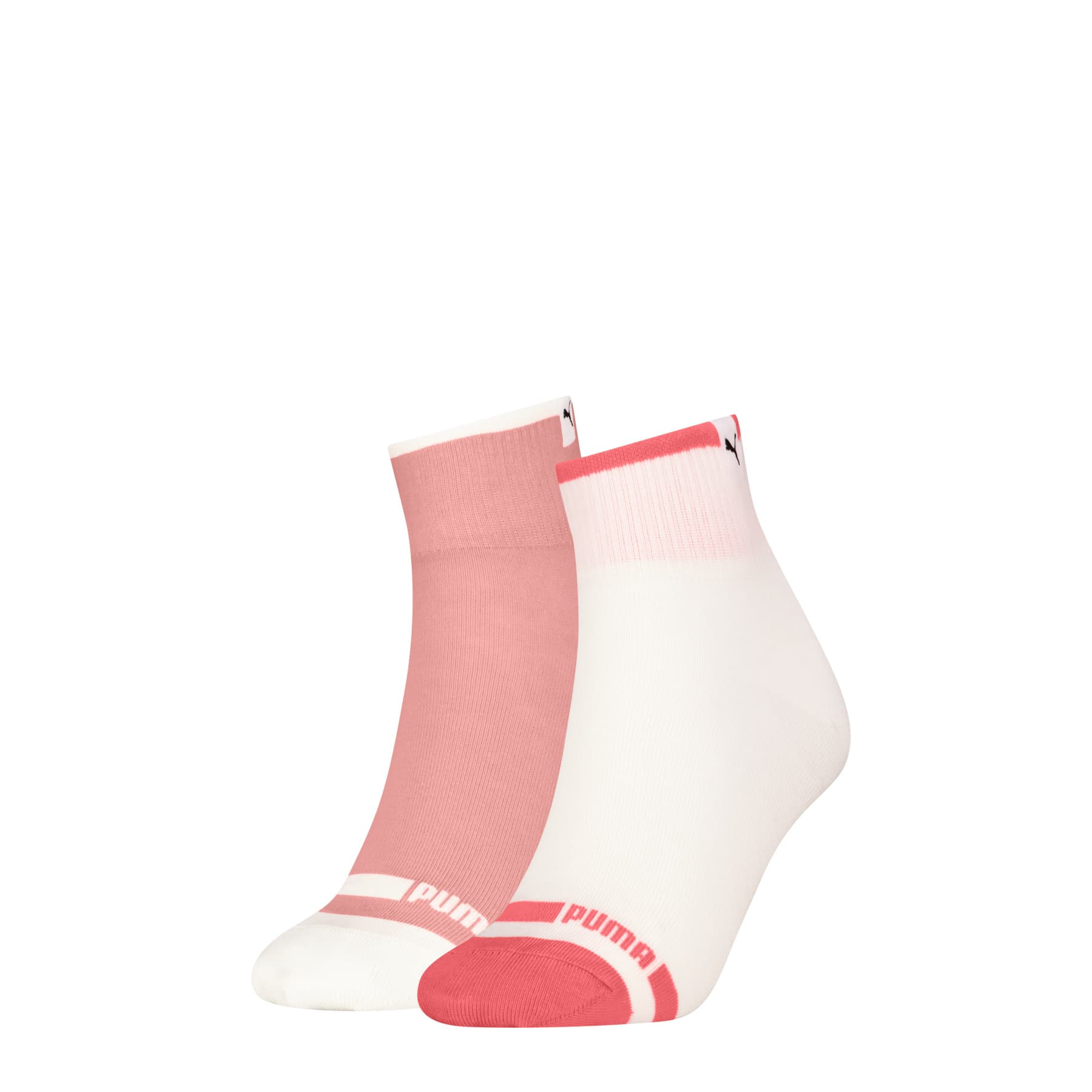 PUMA Damen Socken Heritage Toe Quarter 2er Pack