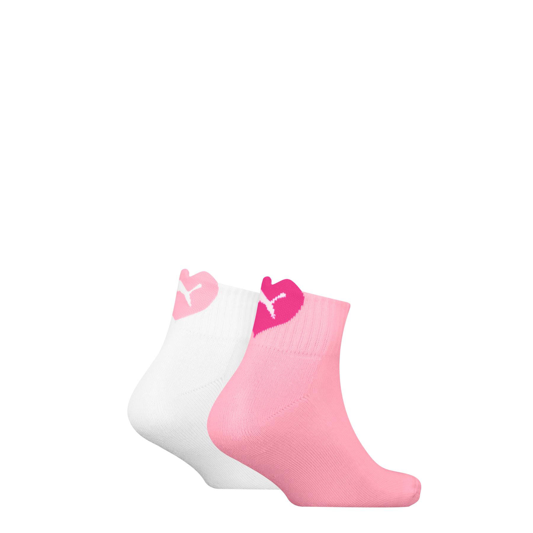Produktbild PUMA Kinder Socken Heart Logo Short Crew 2er Pack 2 von 2