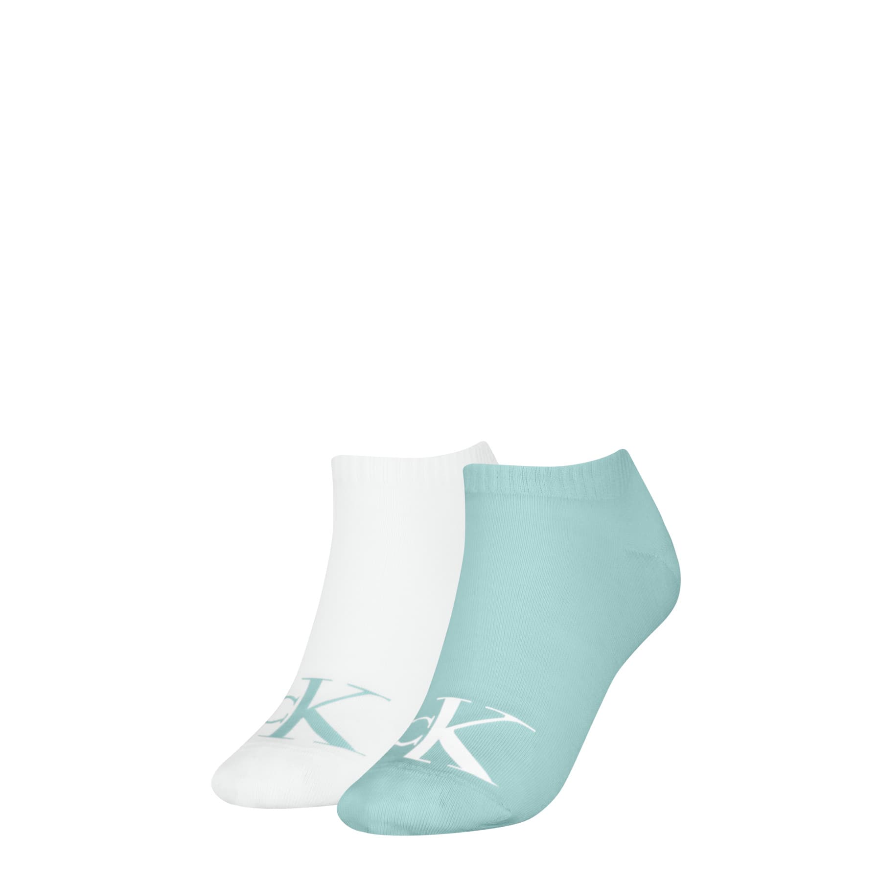 Calvin Klein Damen Sneaker Socken Monogram 2er Pack