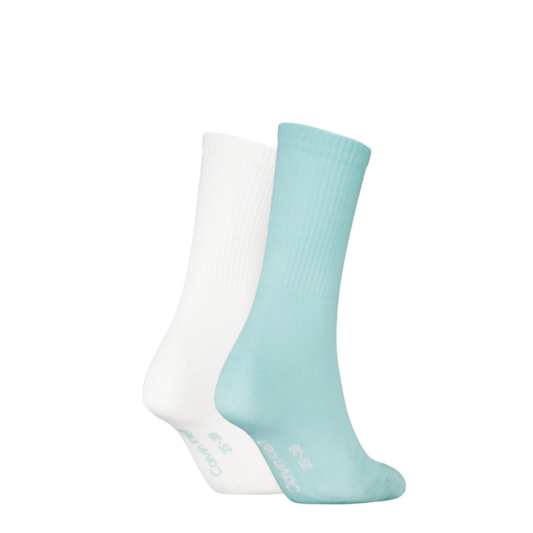 Produktbild Calvin Klein Damen Socken Monogram 2er Pack 2 von 2