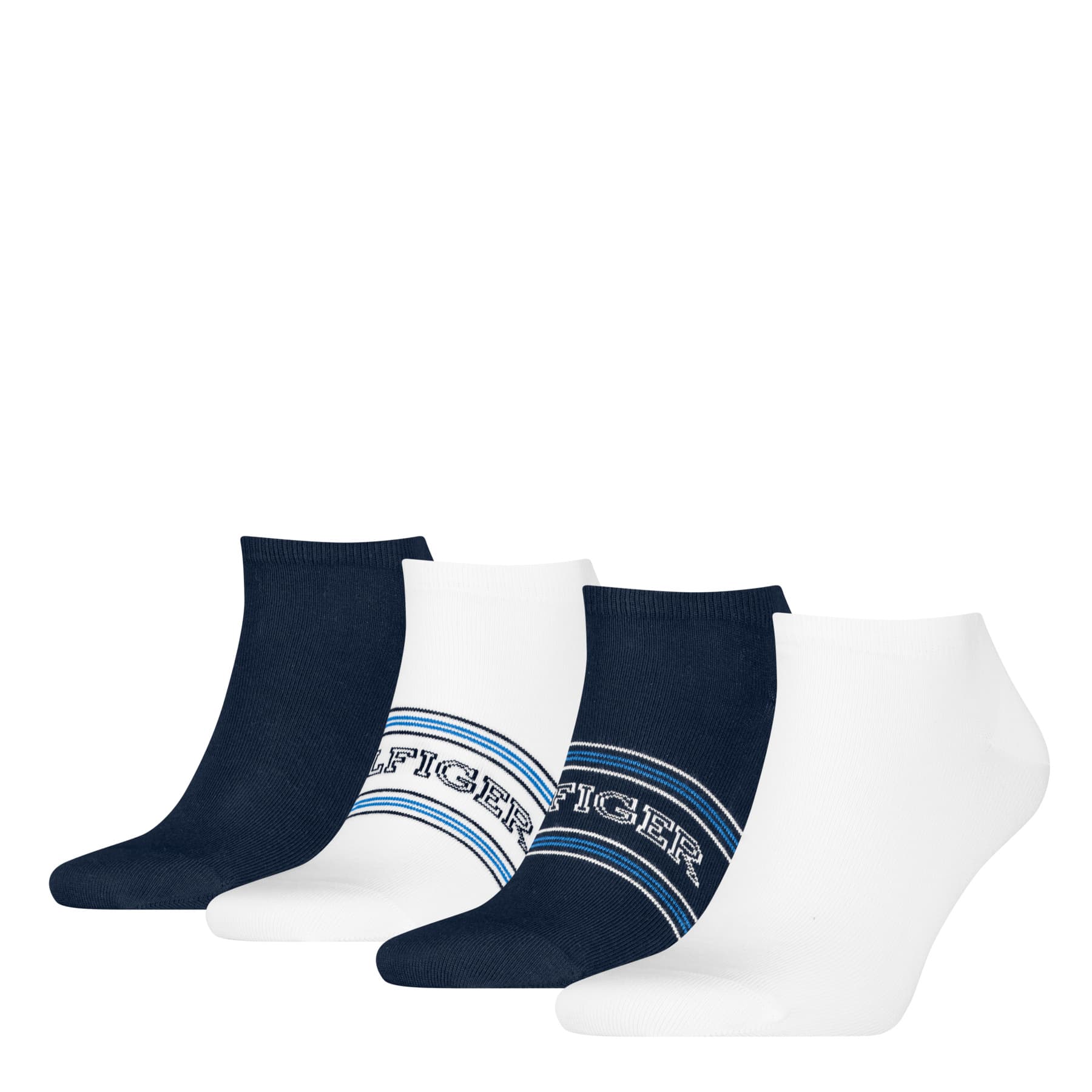 TOMMY HILFIGER Herren Sneaker Socken 4er Pack Geschenkpackung