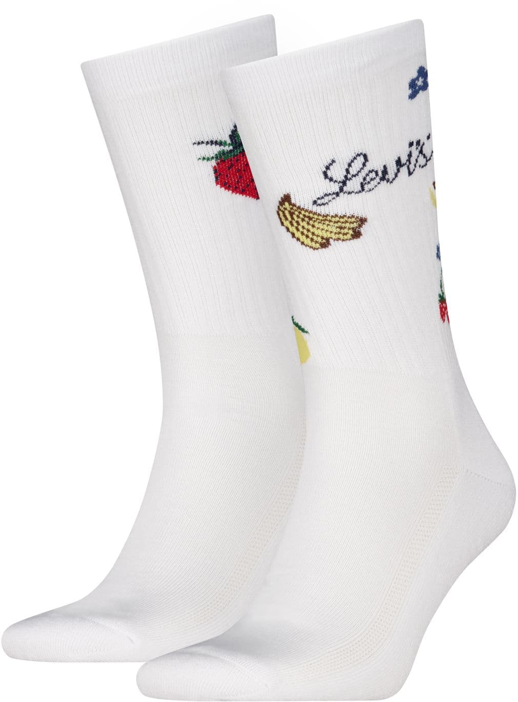 Levis Unisex Socken Reg Cut Fruit Aop 2er Pack