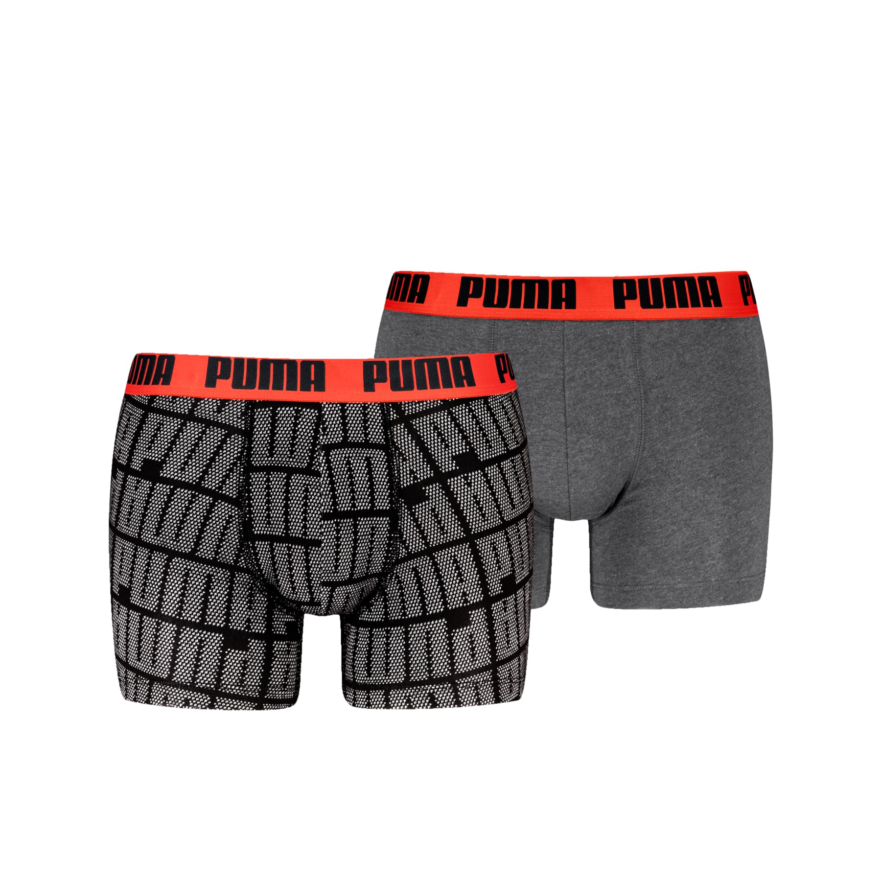 PUMA Herren Boxer Logo Print 2er Pack